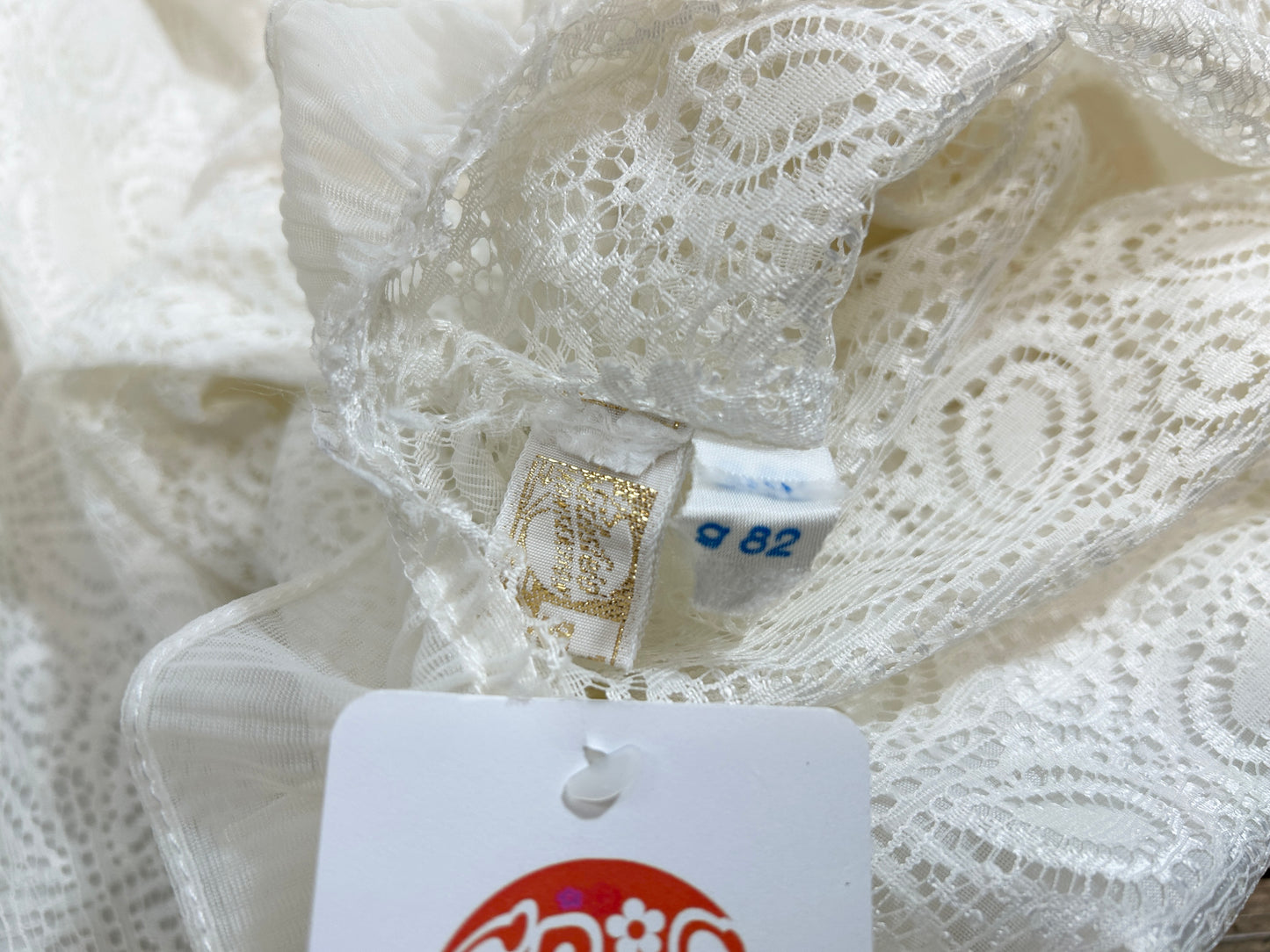 Vintage White Lace Dress [K30815]