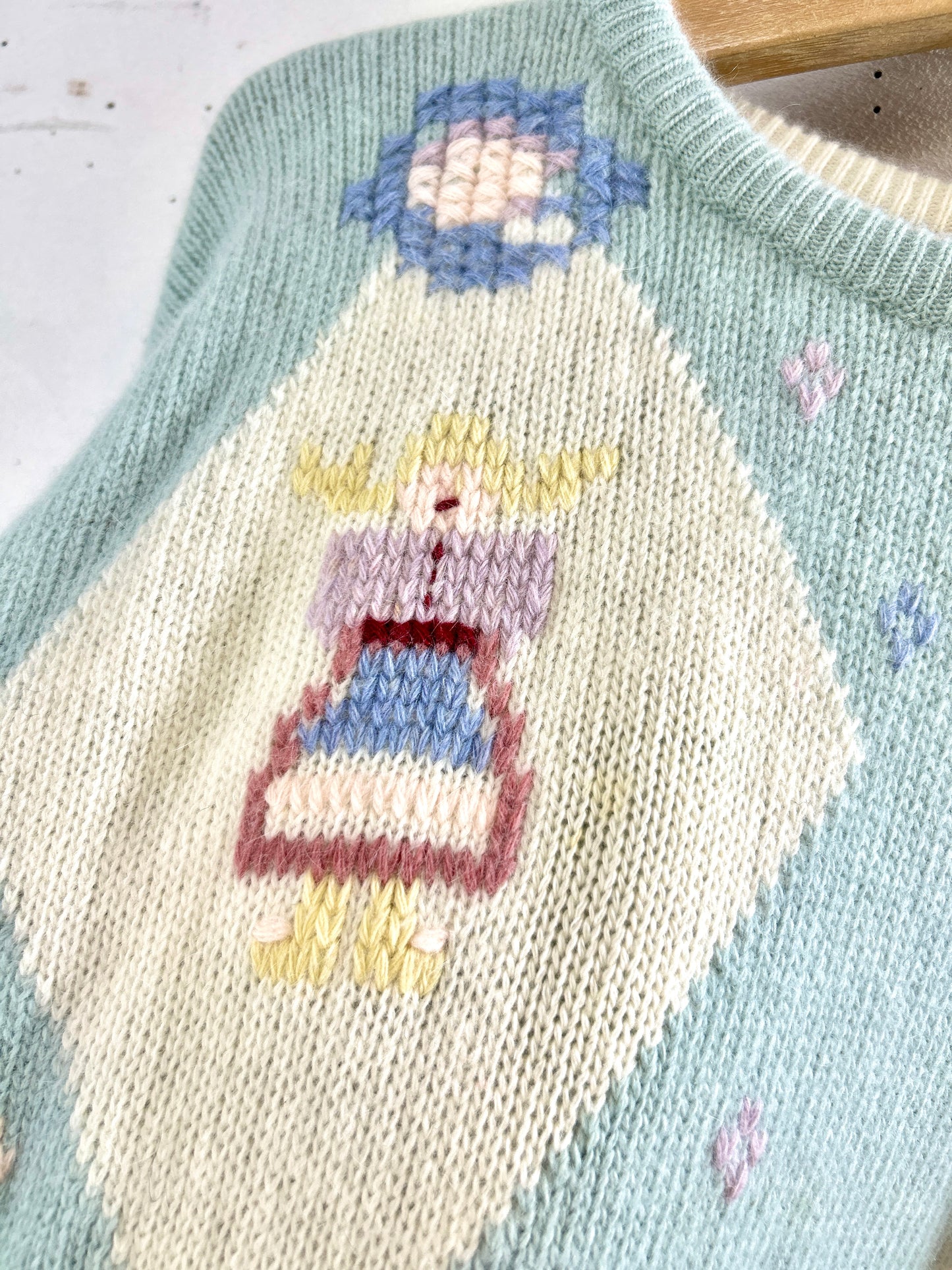 Vintage Knit Sweater MADE IN ITALY [J30620]