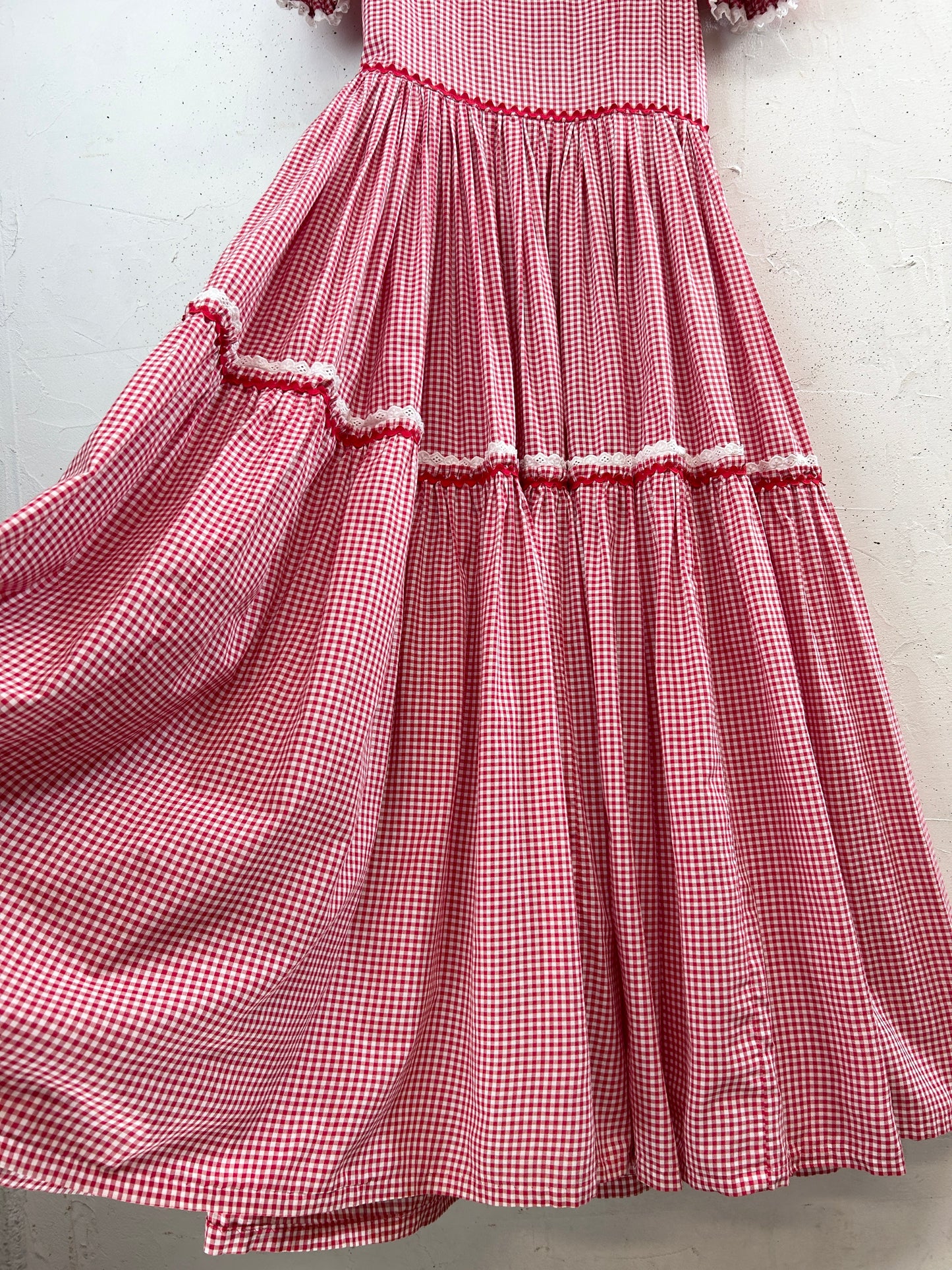 '70s Vintage Bonnet Dress [G33091]