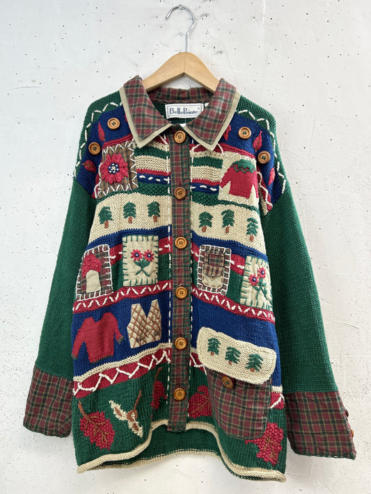 Vintage Cotton Knit Cardigan [C31781]