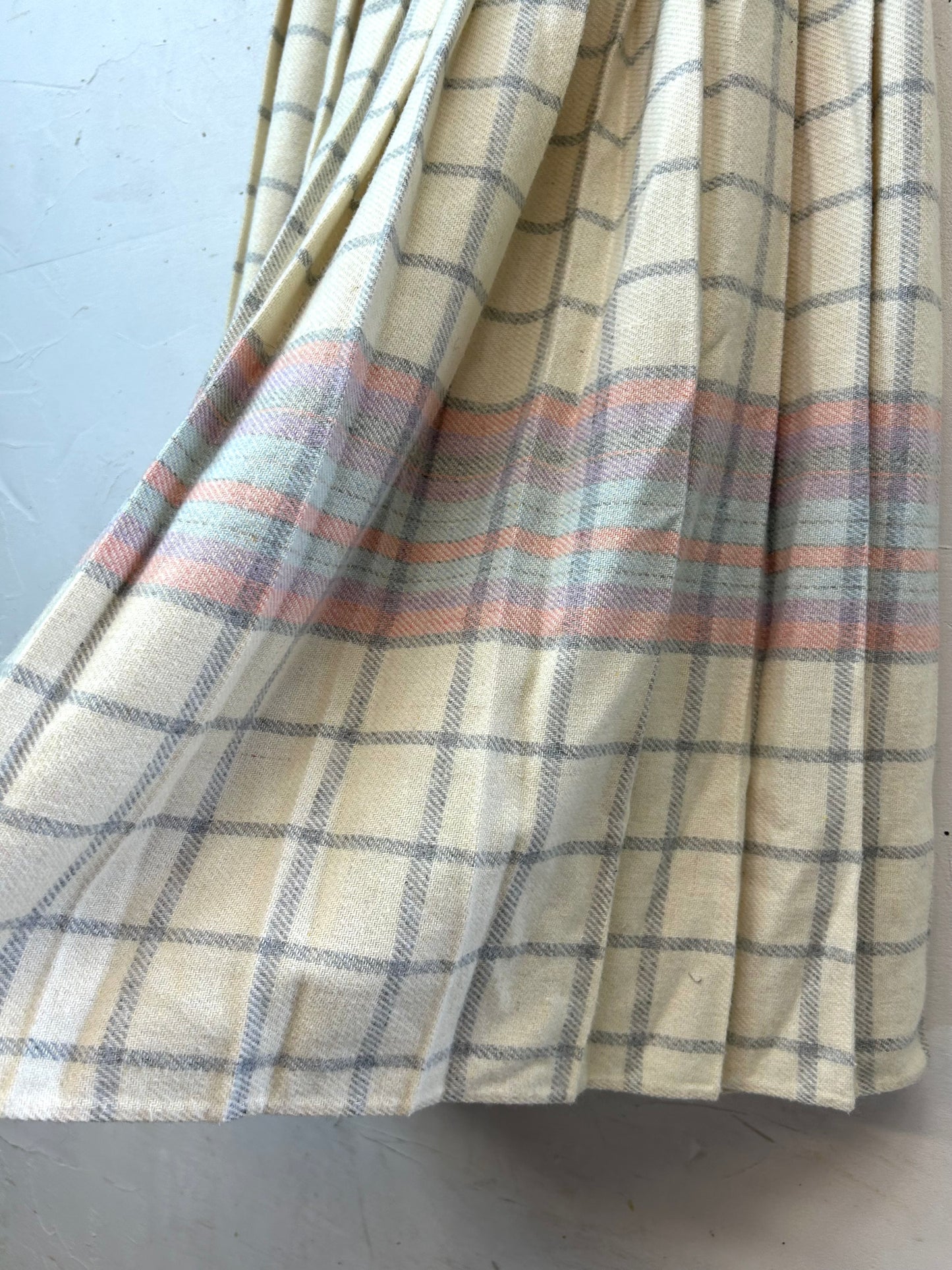 Vintage Plaid Skirt [L29185]