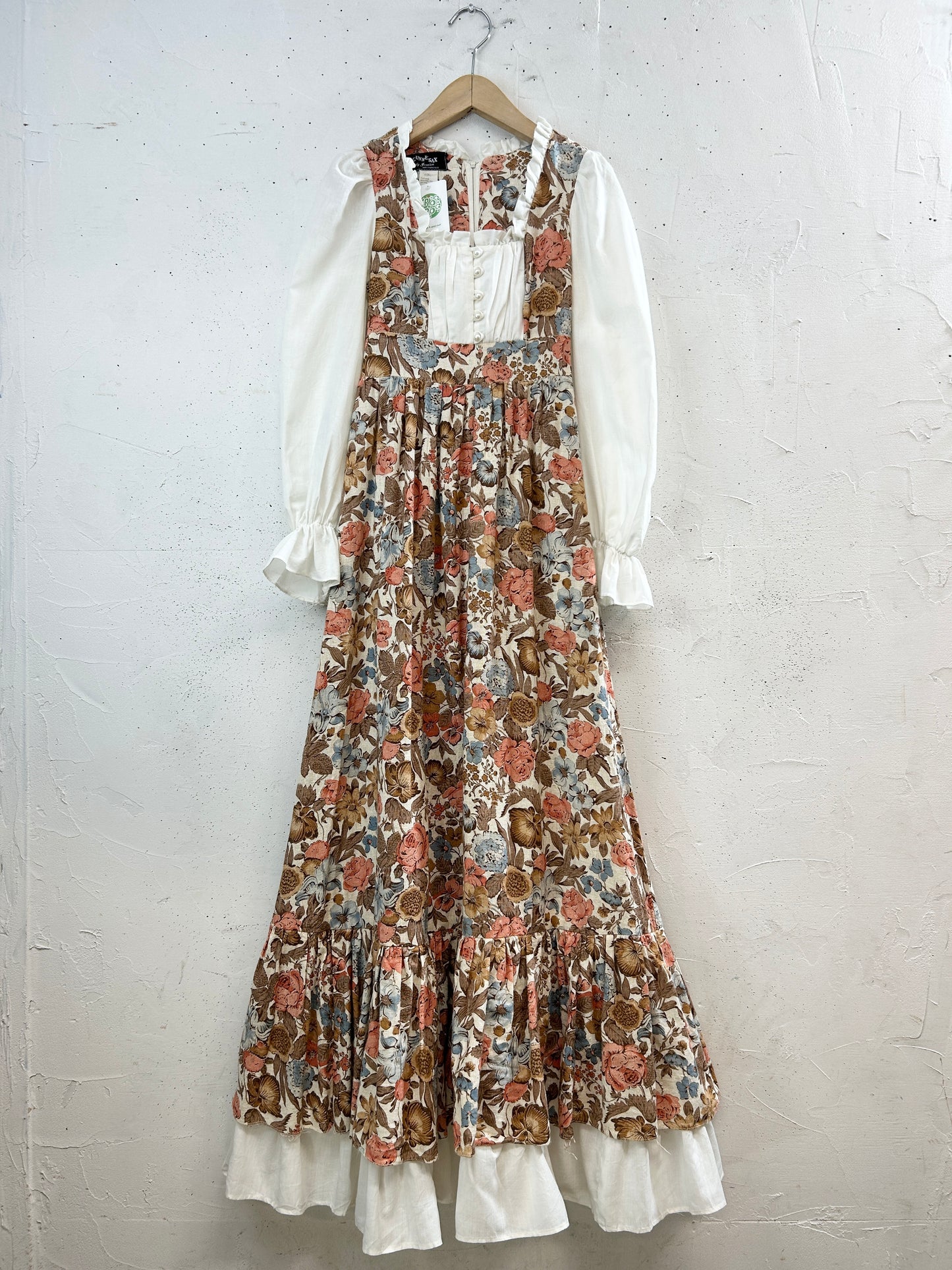 ’70s Vintage Dress〜GUNNE SAX〜 黒タグ [H33604］