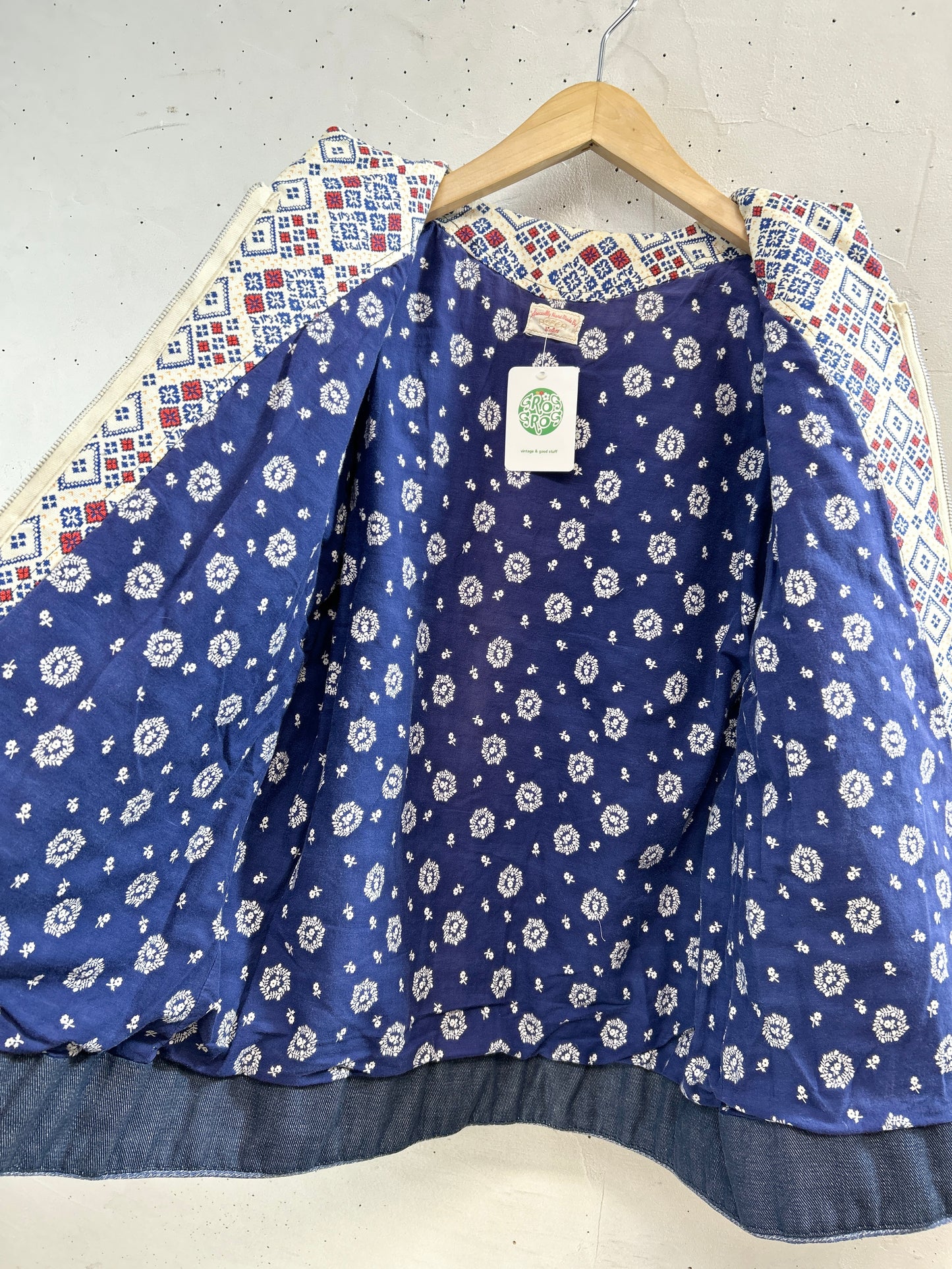 Vintage Patchwork Jacket〜Specially hand made by Mother〜 [B31483]