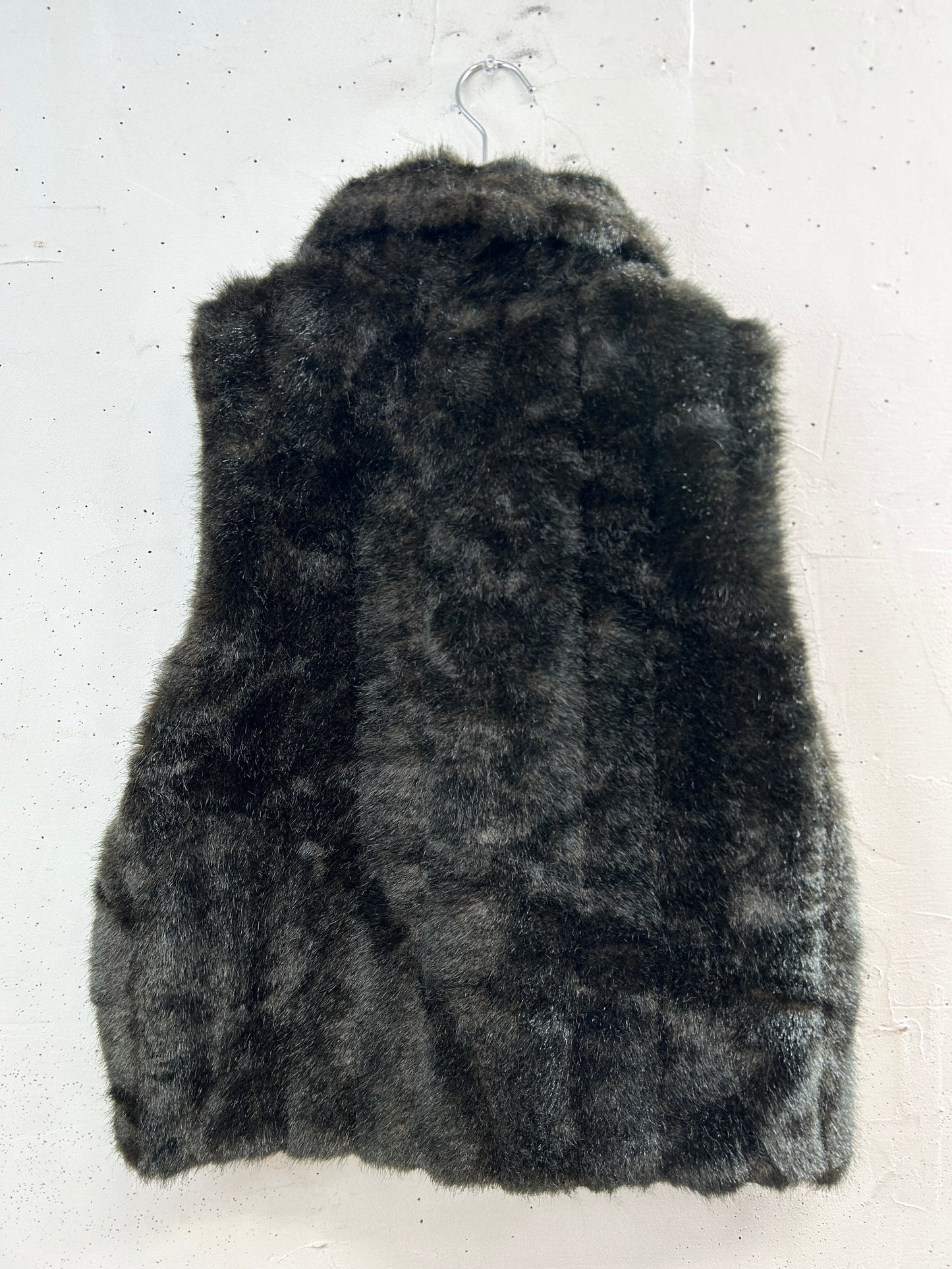 Vintage Eco Fur Vest [L31048]