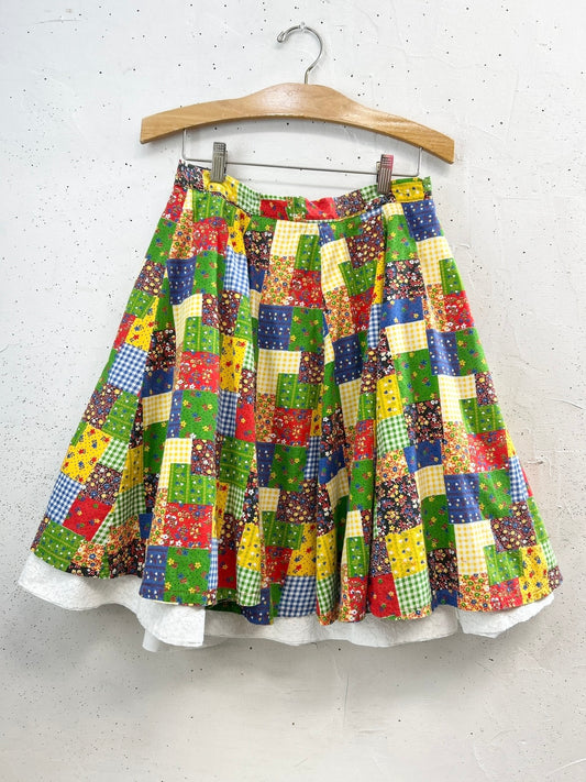 '70s Vintage Skirt [E32298]