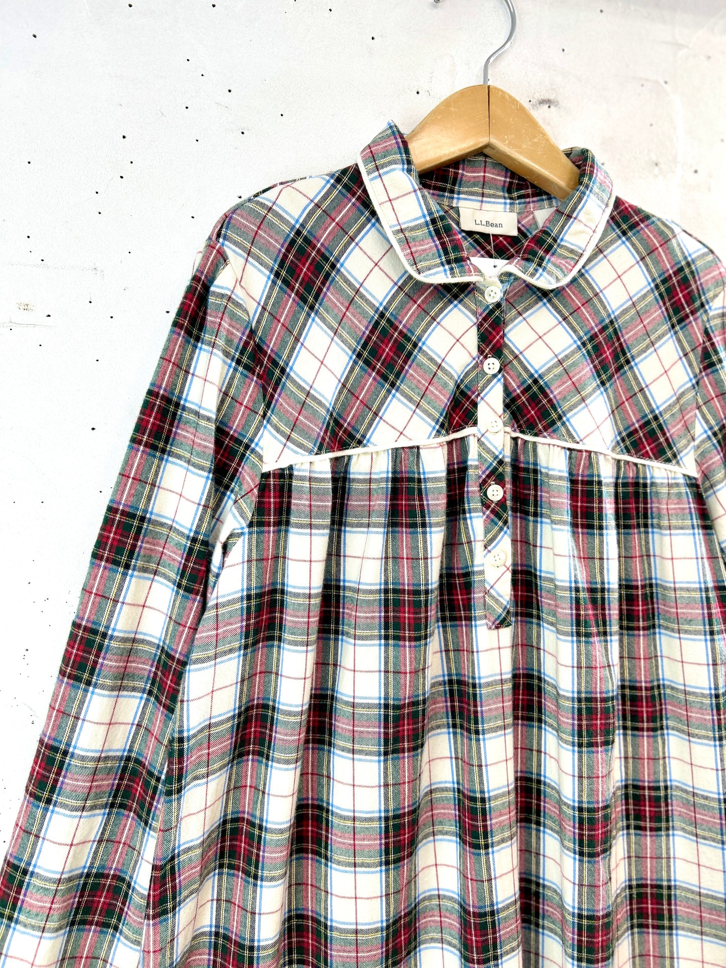 Vintage Plaid Dress 〜L.L.Bean〜 [B31624]