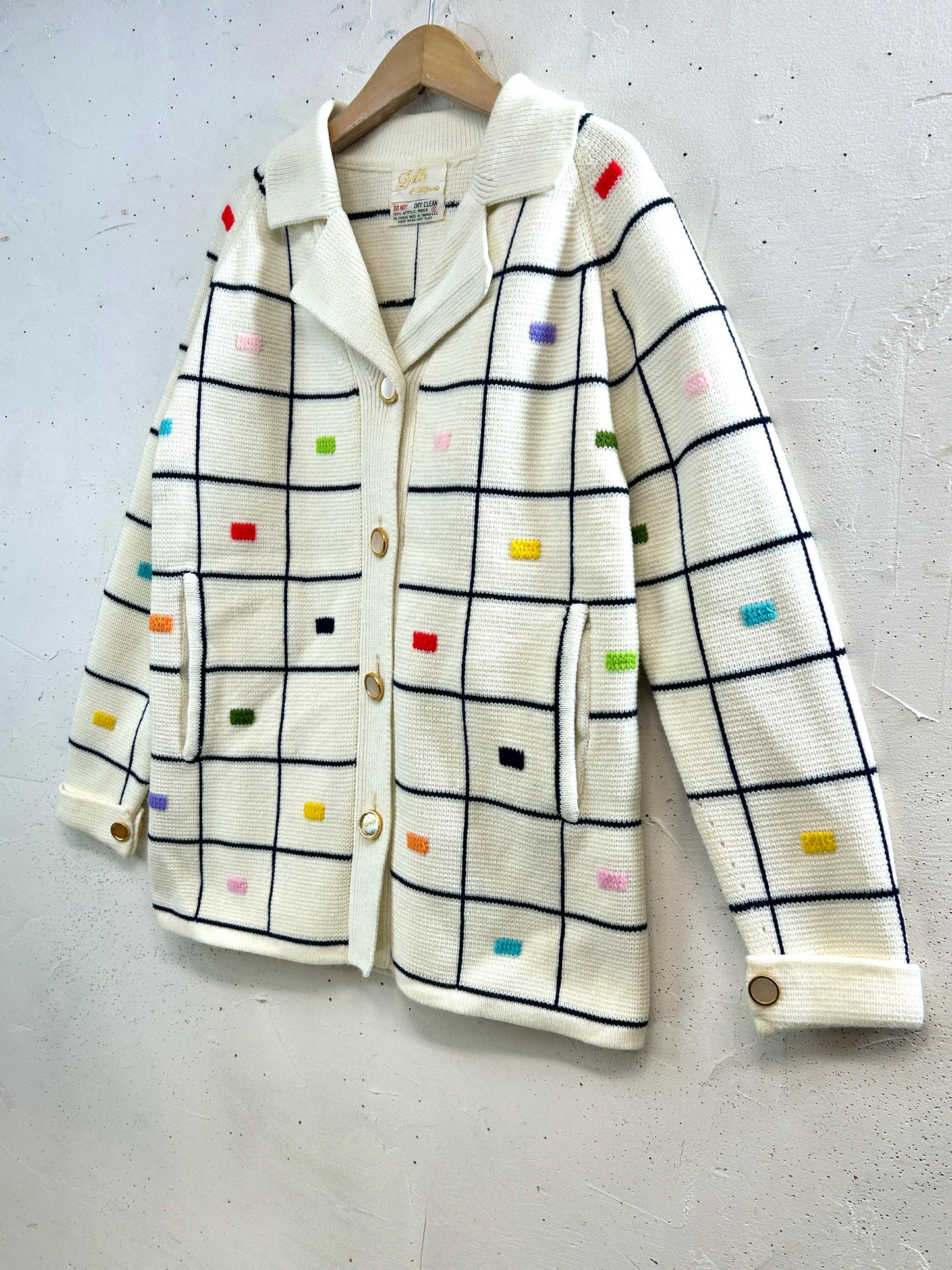 '60s Vintage Knit Cardigan [A31374]