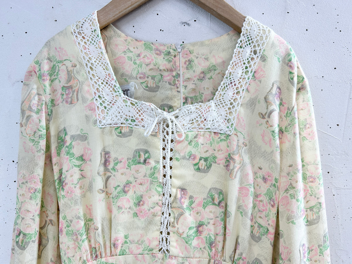 '70s Vintage Dress  [J34188]