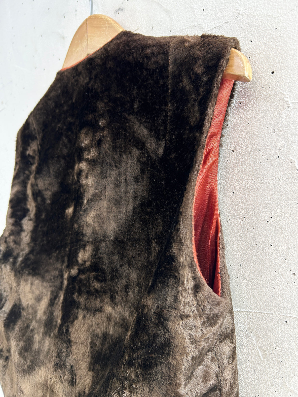 Vintage Eco Fur Vest  [J34091]