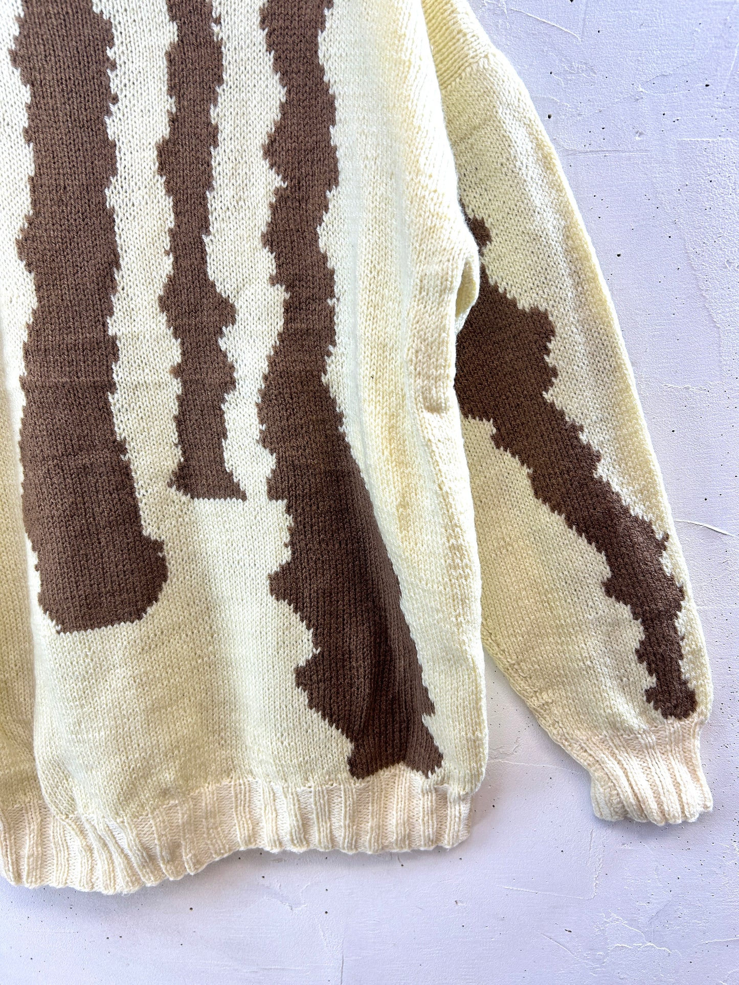 Vintage Hand Knit Sweater [J30522]