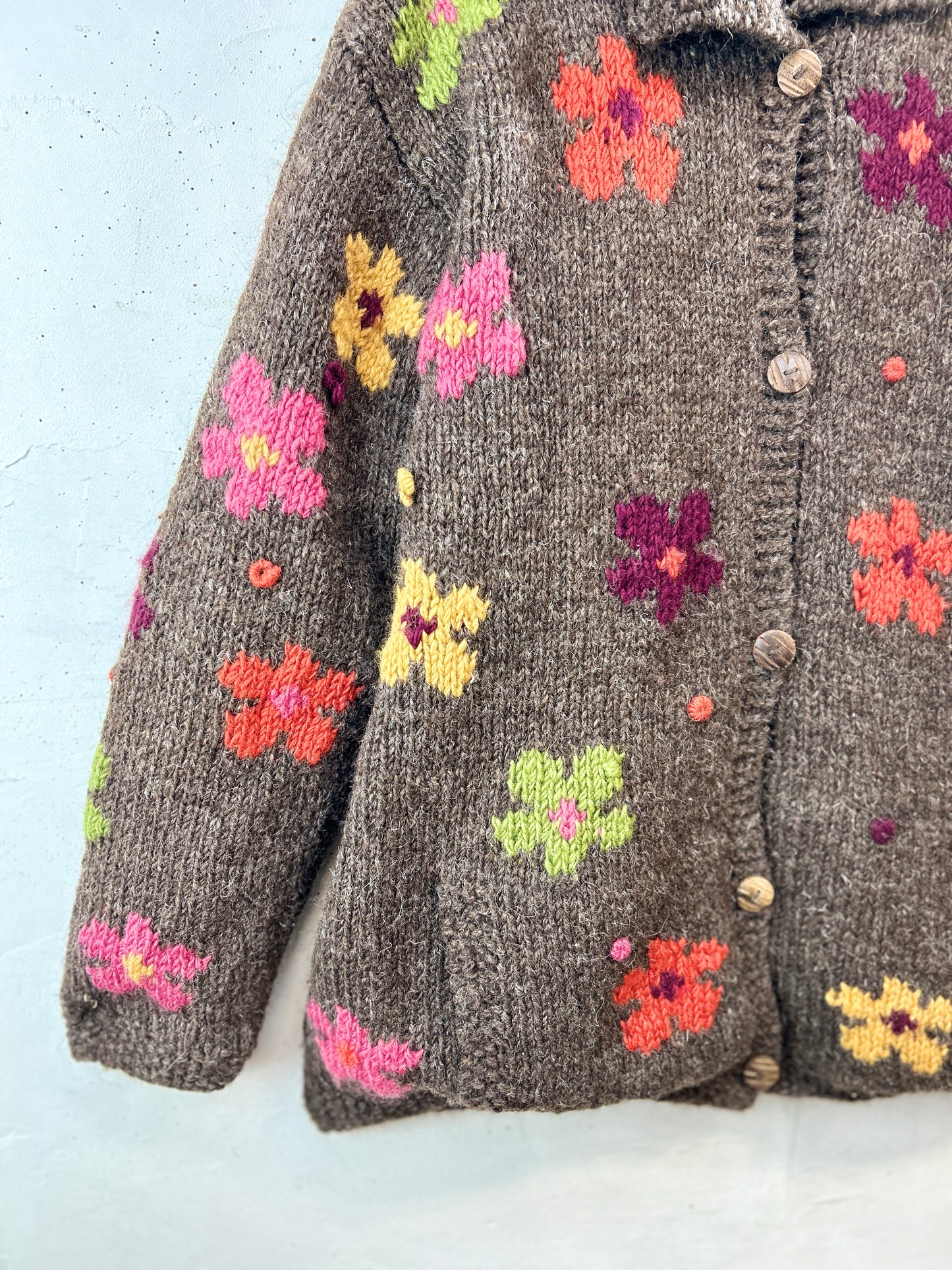 Vintage Knit Cardigan 〜PACHAMAMA〜 [K30855]