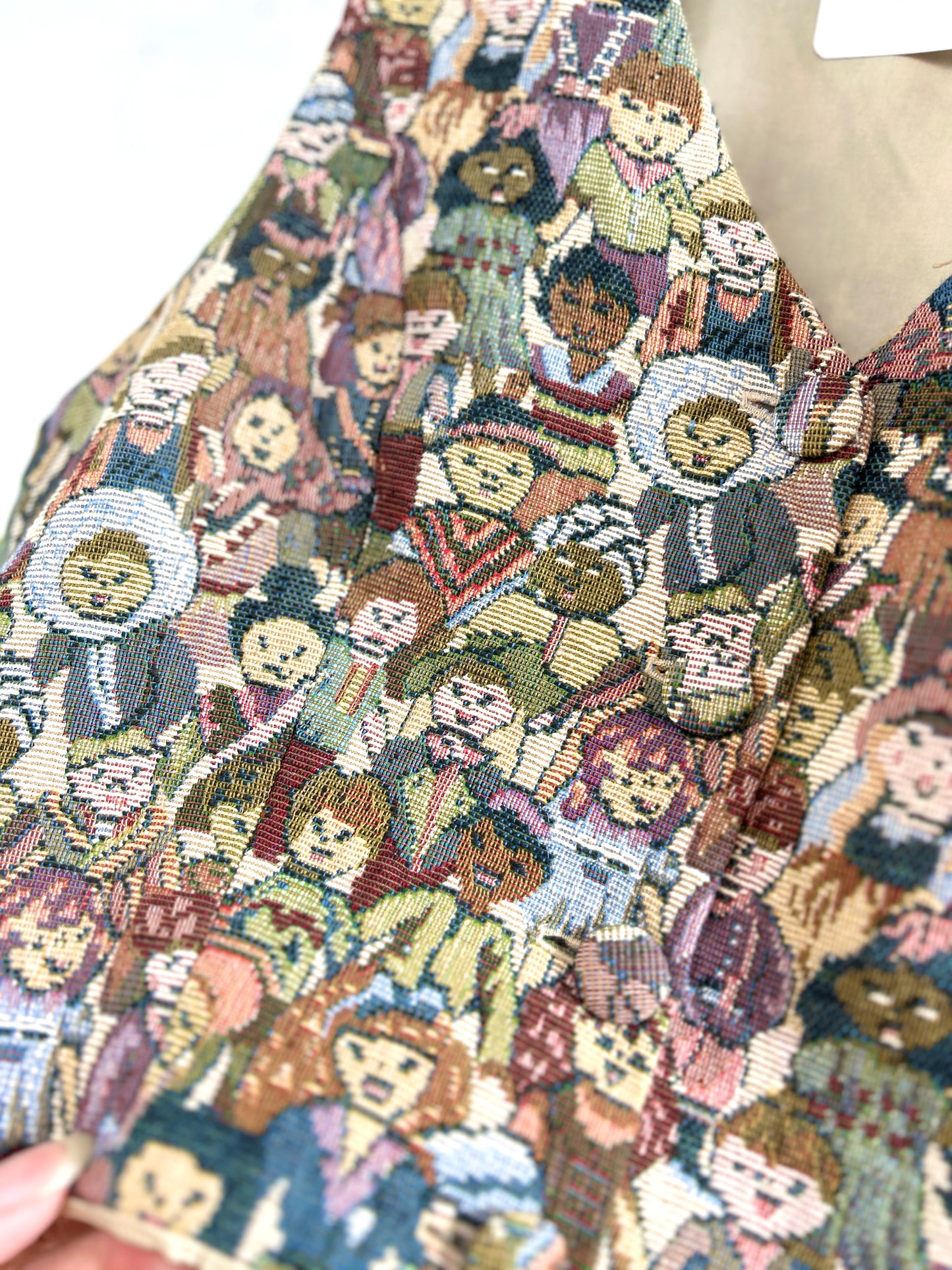 Vintage Gobelin Vest [J30568]