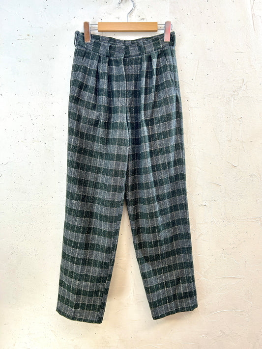 Vintage Plaid Pants [I30329]