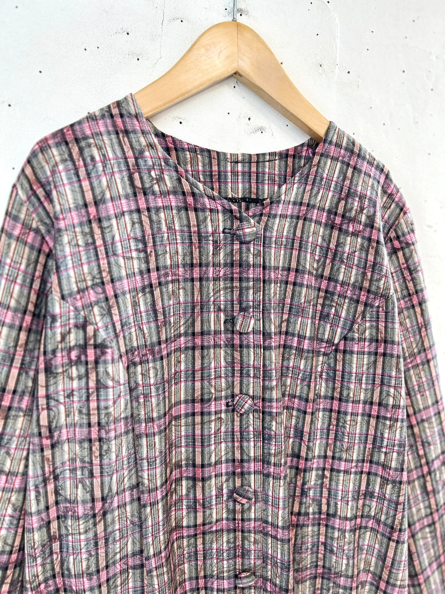 Vintage Plaid Dress [A31382]