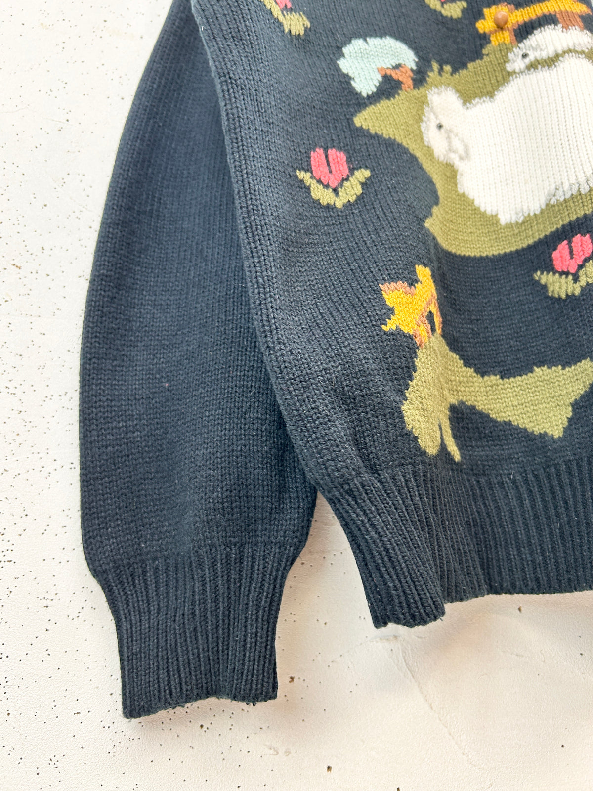 Vintage Knit Sweater[J34120]