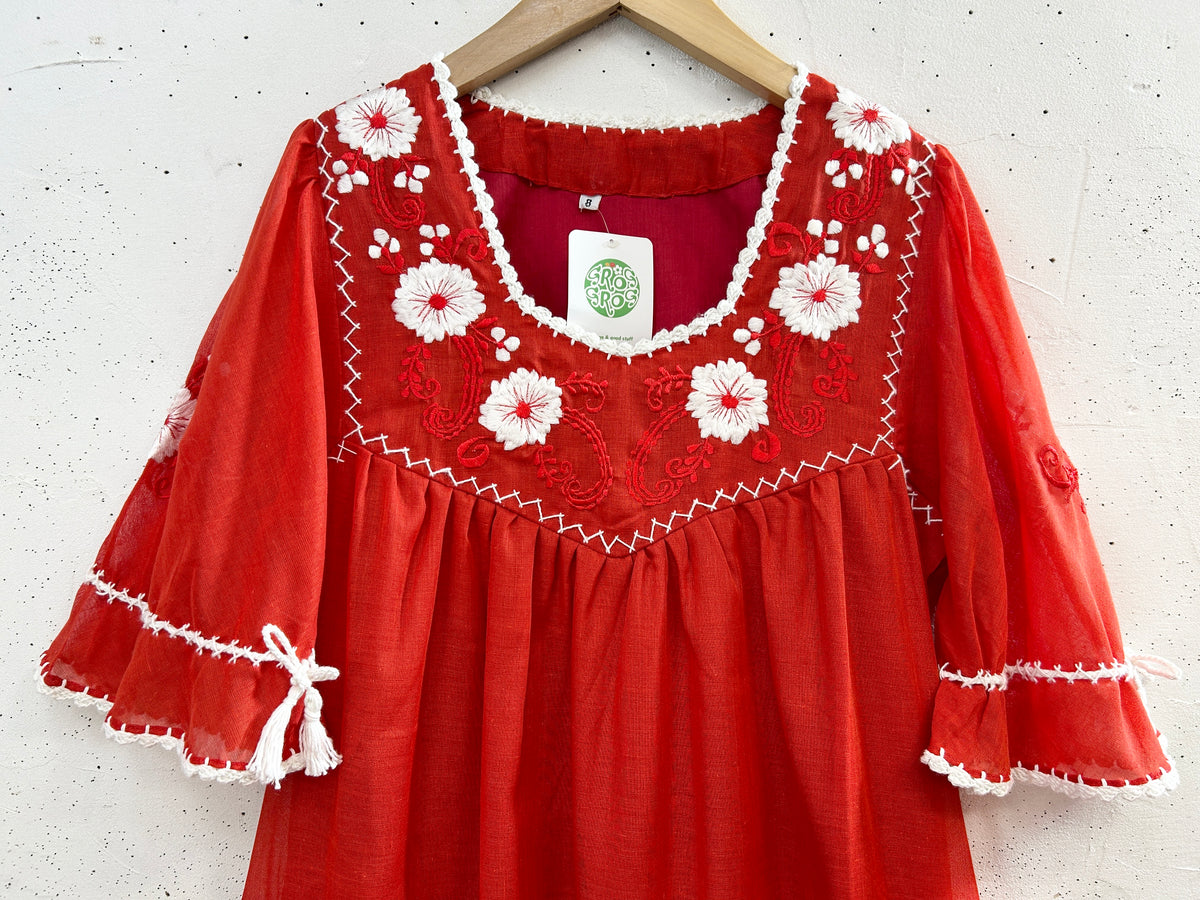 Vintage Embroidery Dress [H33452]
