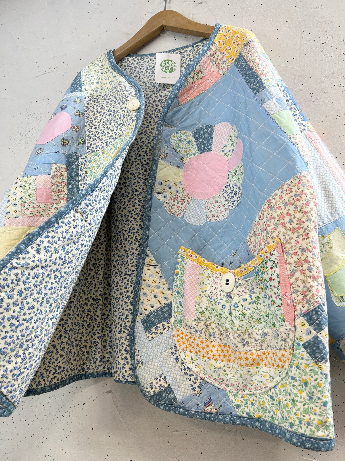 Vintage Quilt Jacket  [I33918]