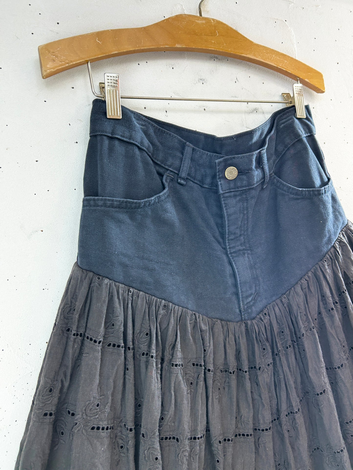 Vintage Denim Skirt  [F32763]
