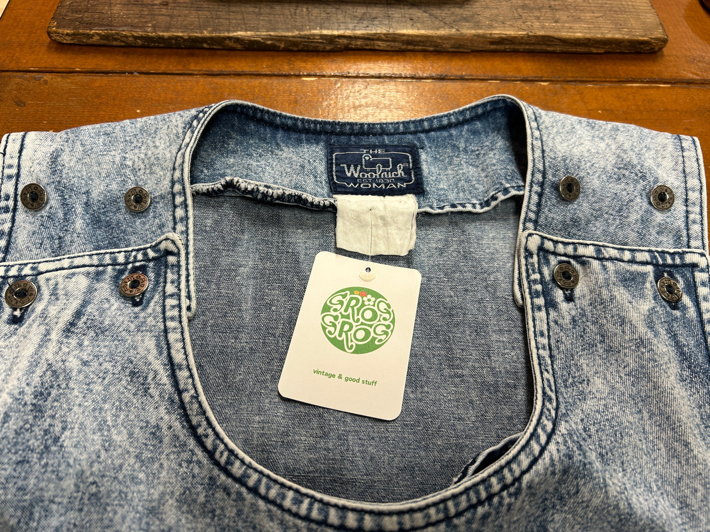 Vintage Denim Dress 〜Woolrich〜 [G33038]