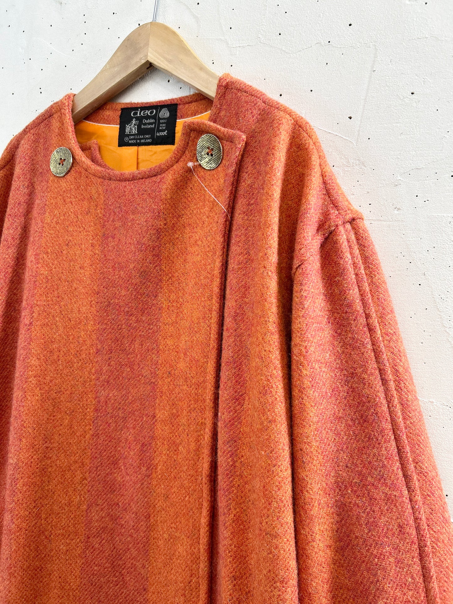 Vintage Wool Coat 〜MADE IN IRELAND〜 [L31119]