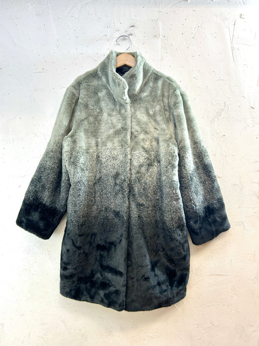 Vintage Eco Fur Coat [K30934]