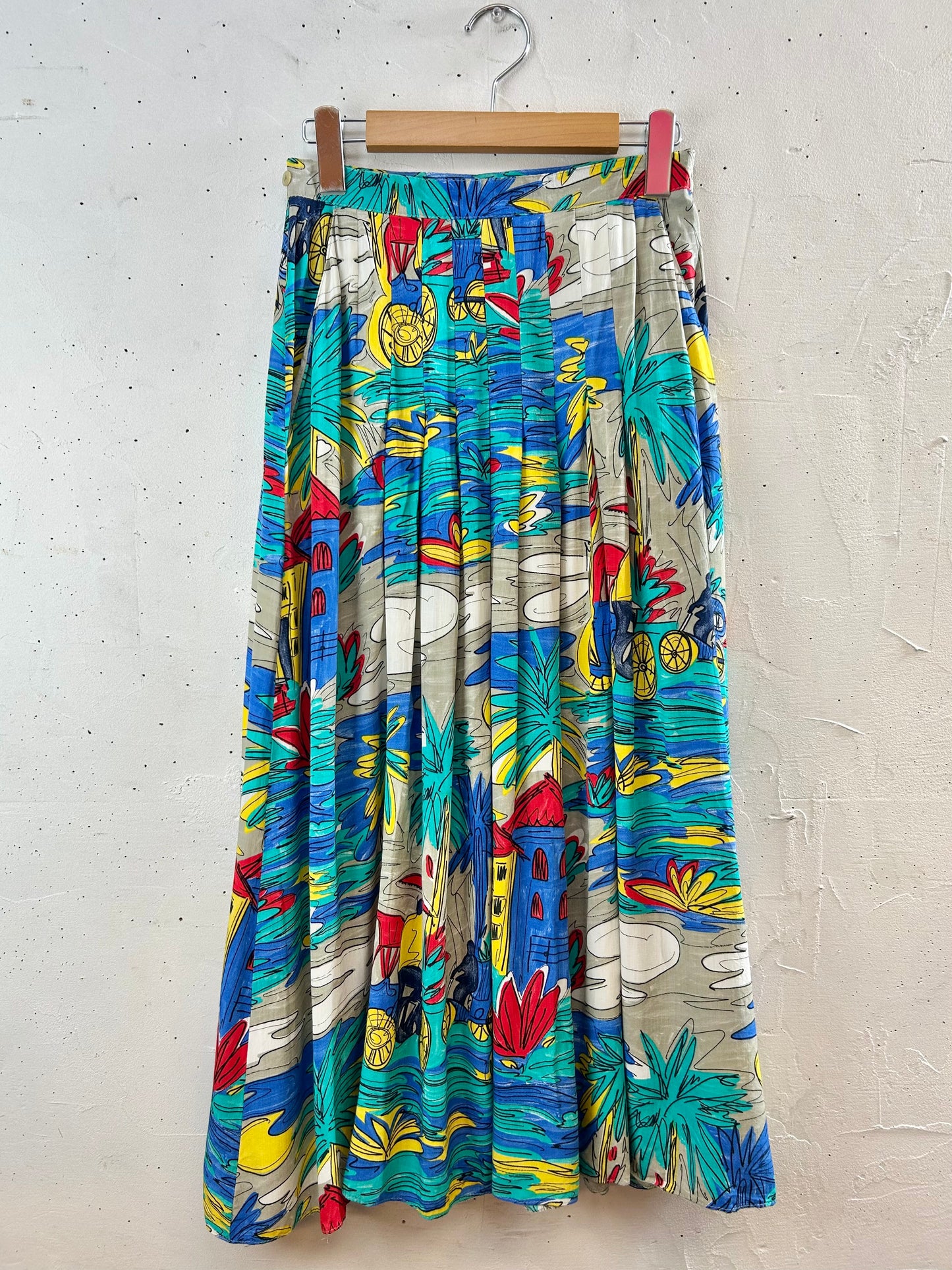 Vintage Viscose Skirt  [G30634]