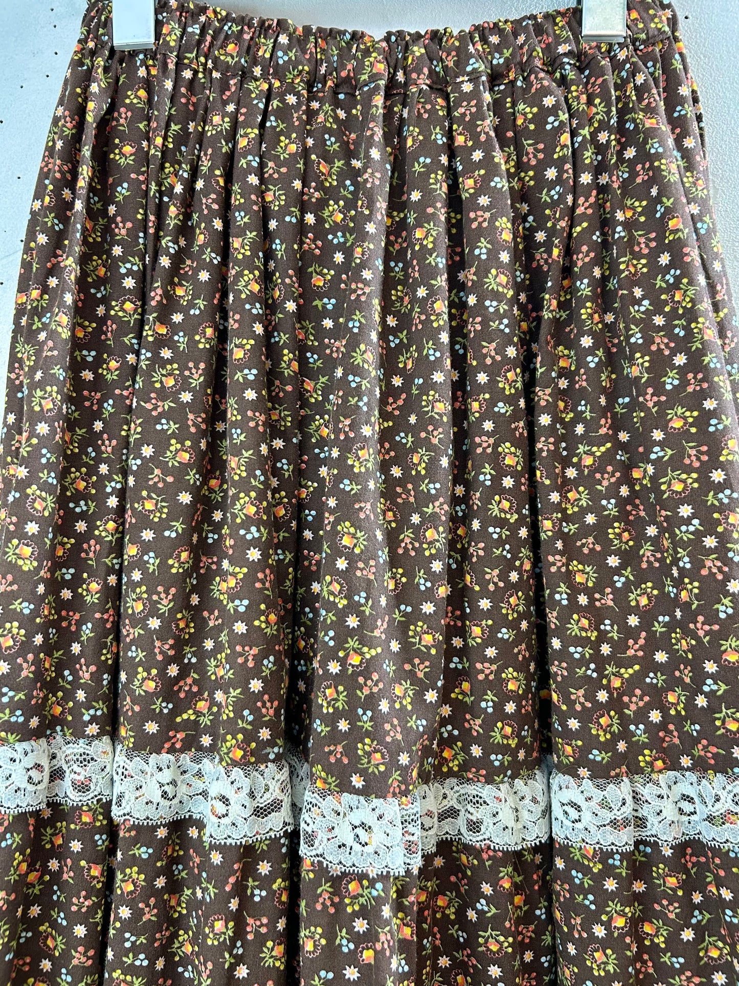 '70s Vintage Tiered Skirt [F30557]