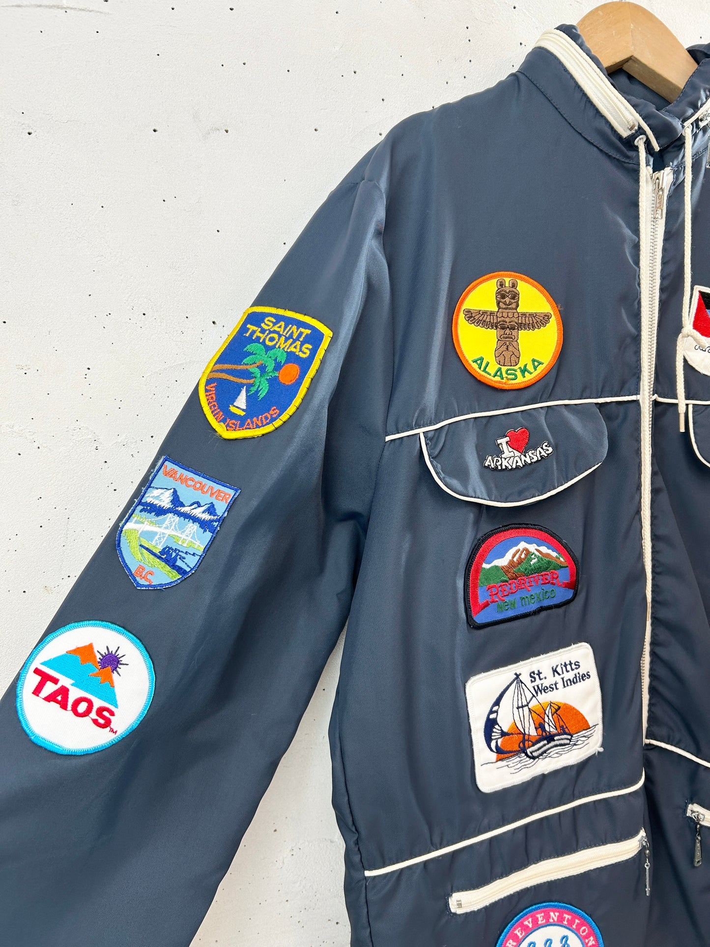Vintage Patch Jacket 〜Campus〜 [J30417]