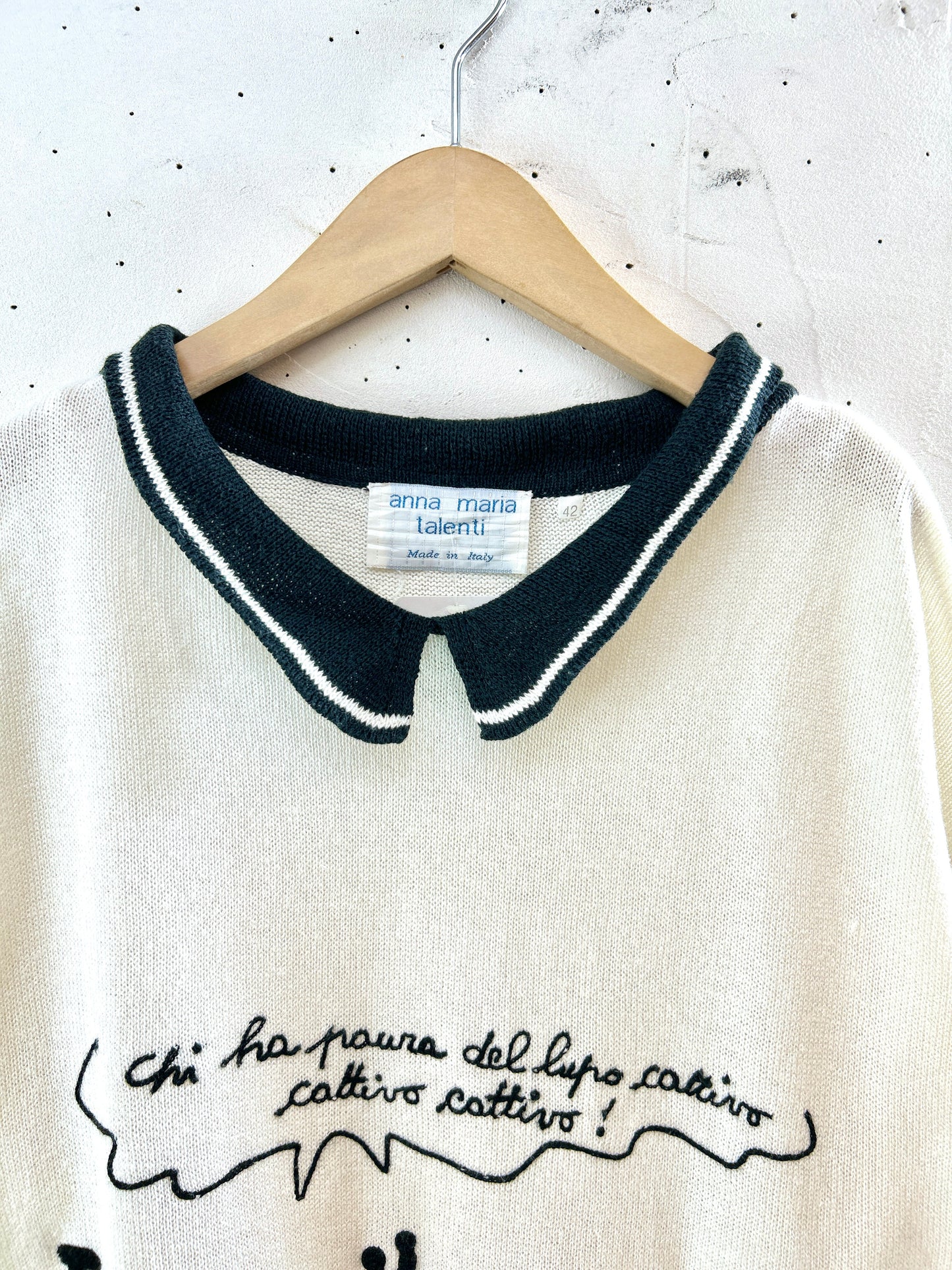 Vintage Knit Sweater 〜MADE IN ITALY〜 [J30476]