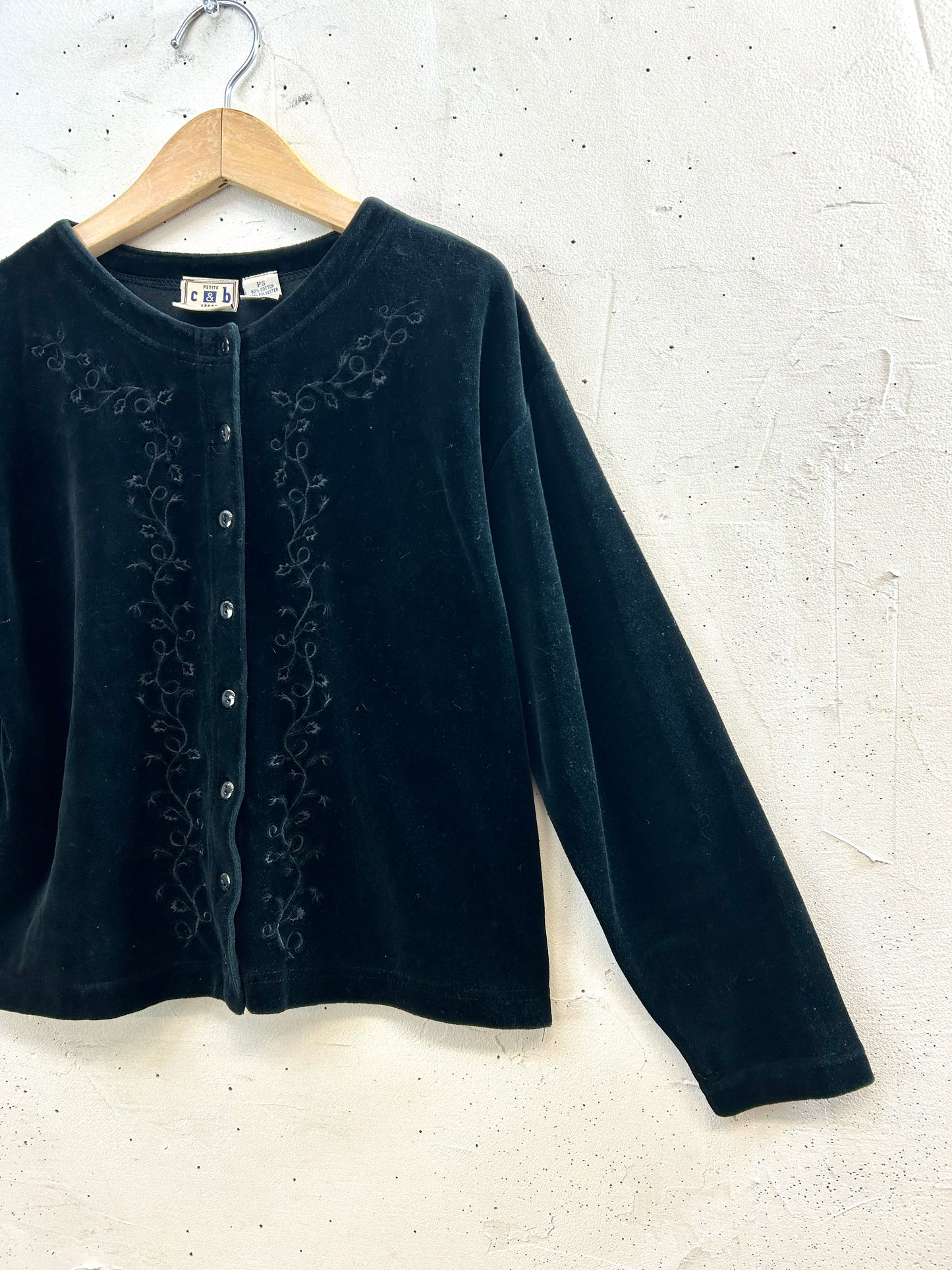 Vintage velours tops [K30928]
