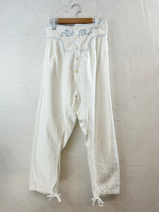 Vintage Stitch Pants  [H30835]
