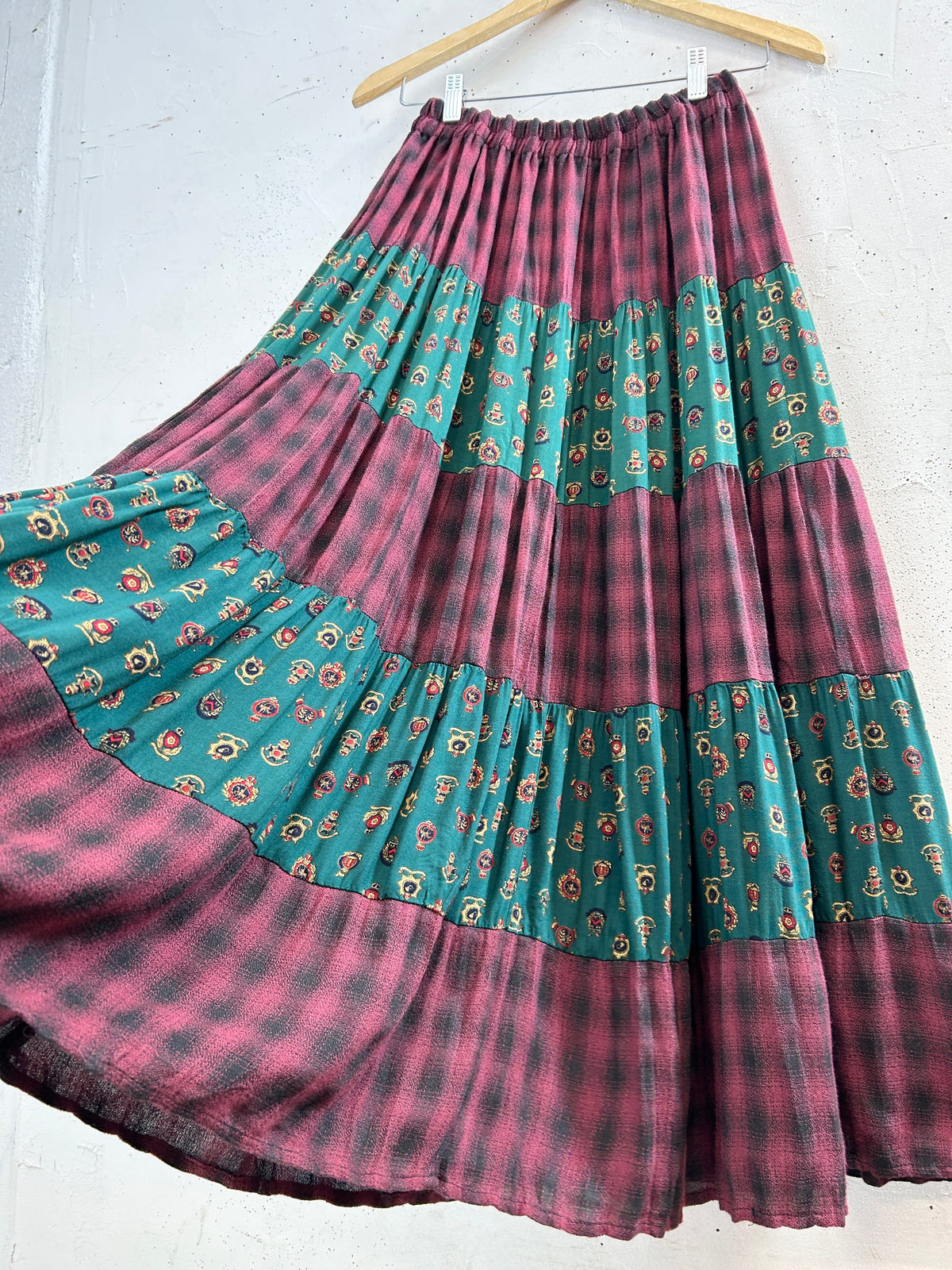 Vintage Tiered Skirt 〜MADE IN USA〜 [I33976]