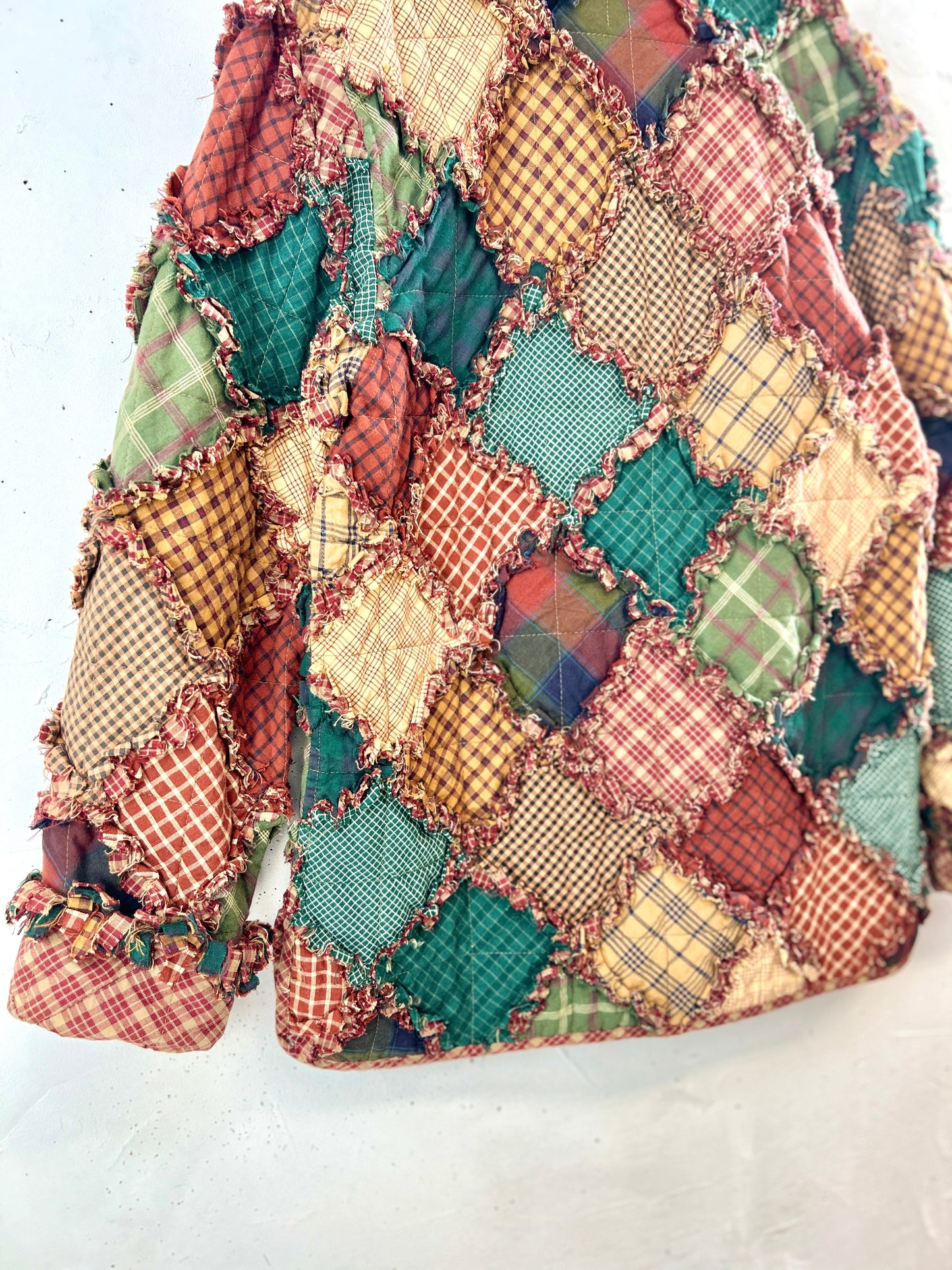 Vintage Patchwork Quilt Jacket  [J30533]