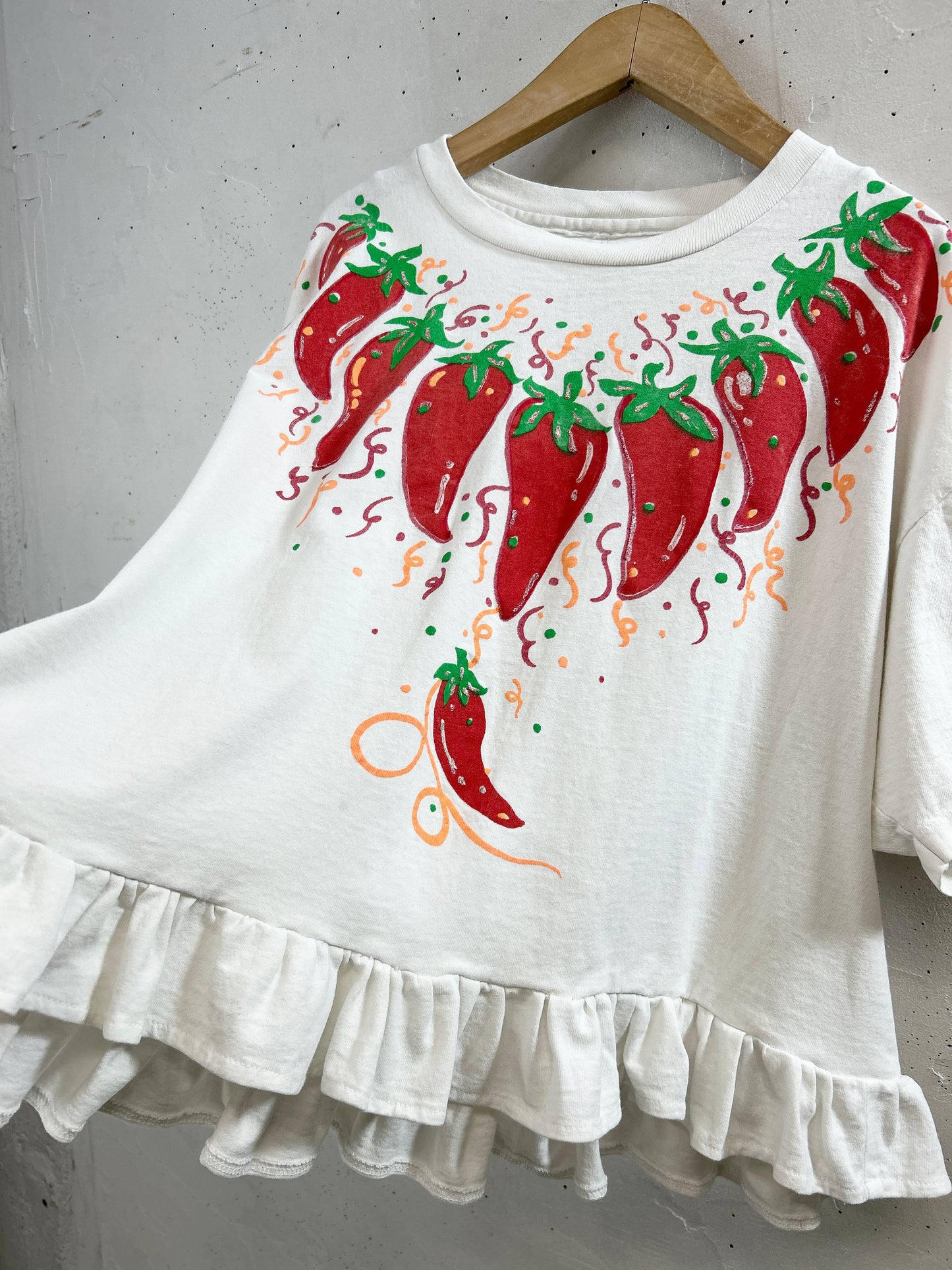 Vintage T Shirt 〜Funny dot CRAZY〜 [F32597]