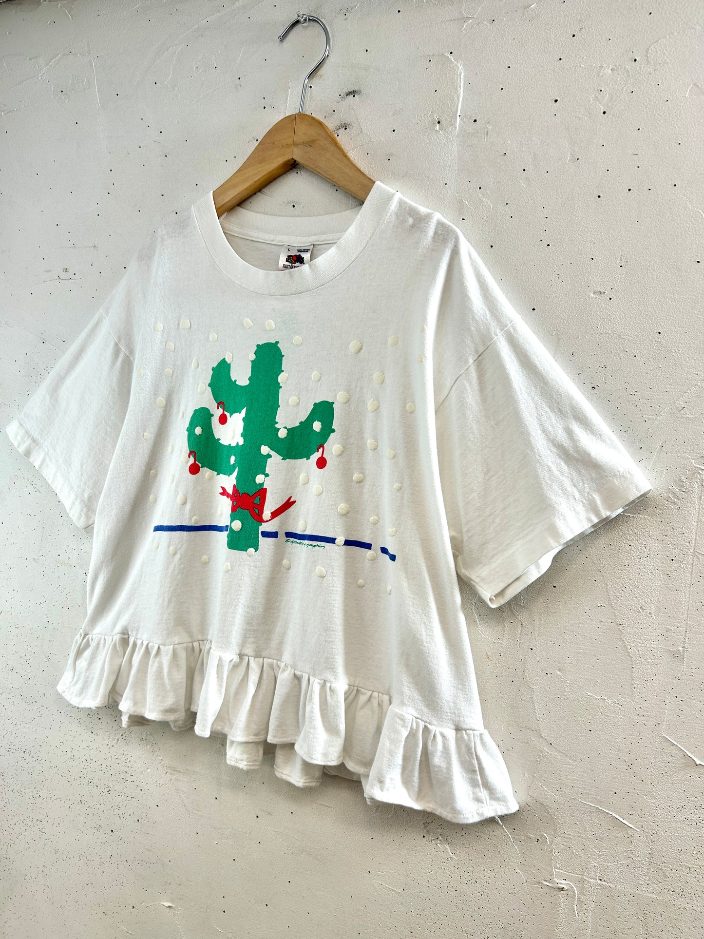 Vintage T Shirt 〜Funny dot CRAZY〜 [F32689]