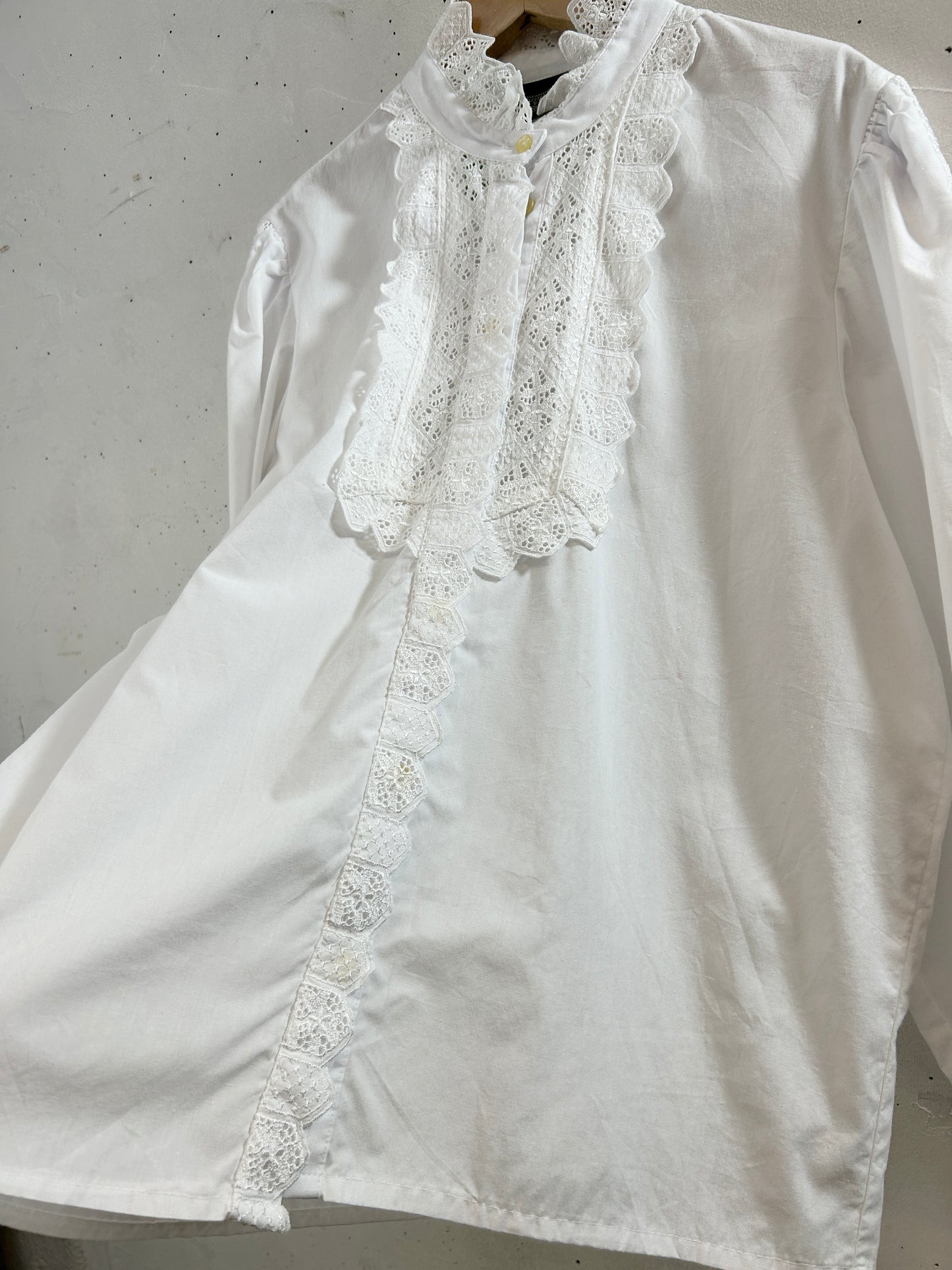 Vintage White Blouse [H30790]