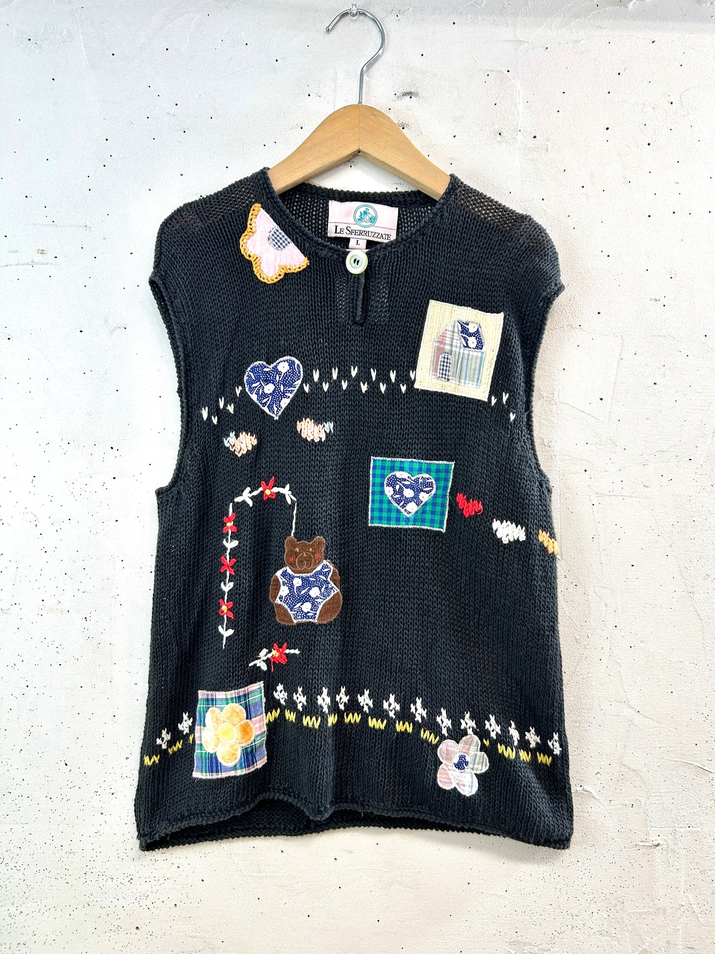Vintage Knit Vest [D32006]