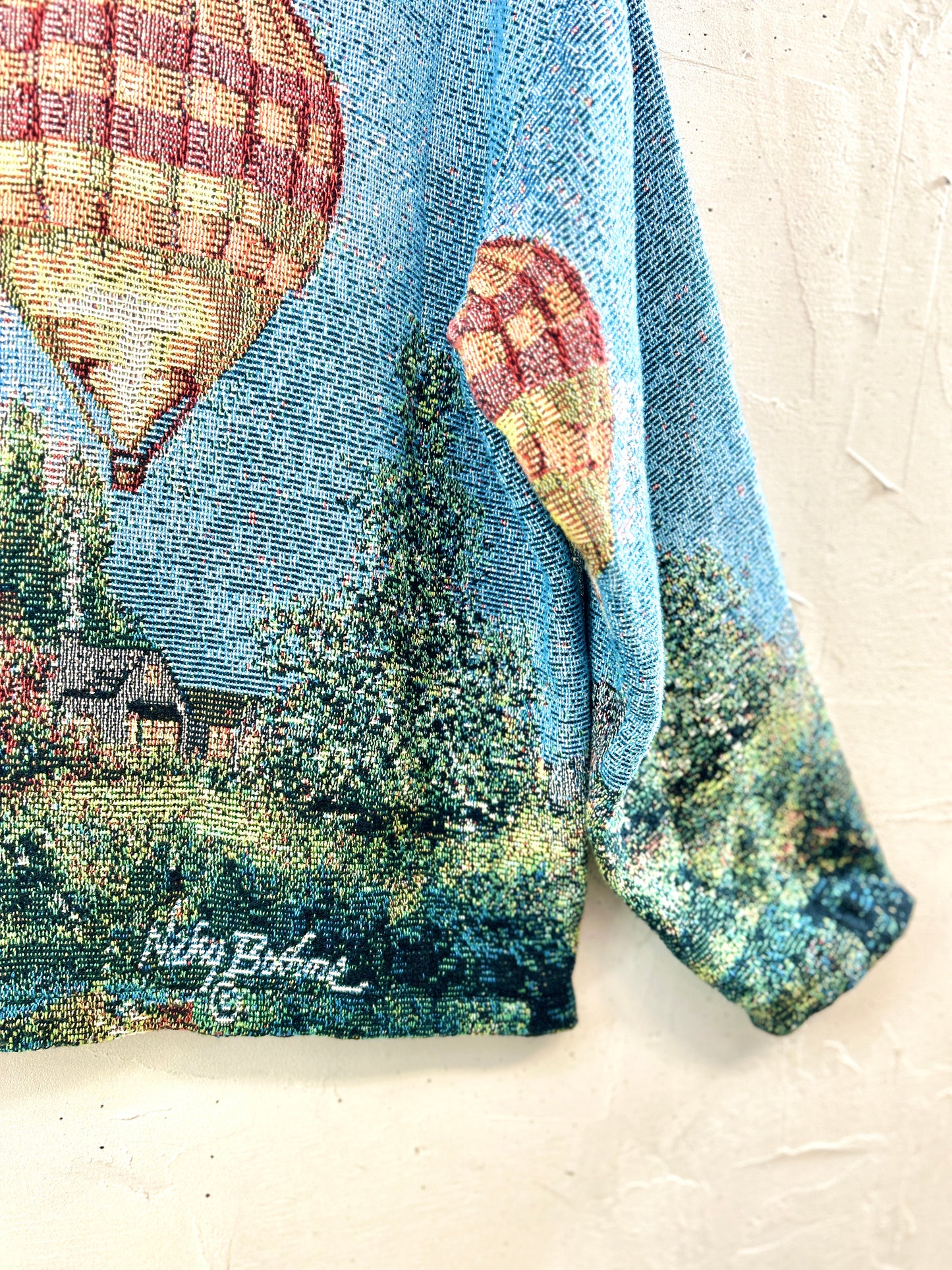 Vintage Rug Jacket 〜SUGAR STREET WEAVERS〜 MADE IN USA [L30977]