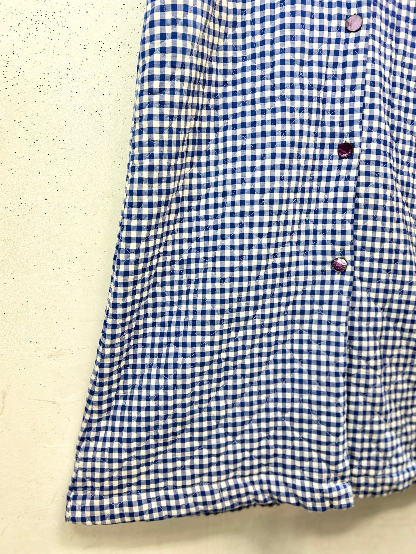 '70sVintage Quilting Gown [L31158]