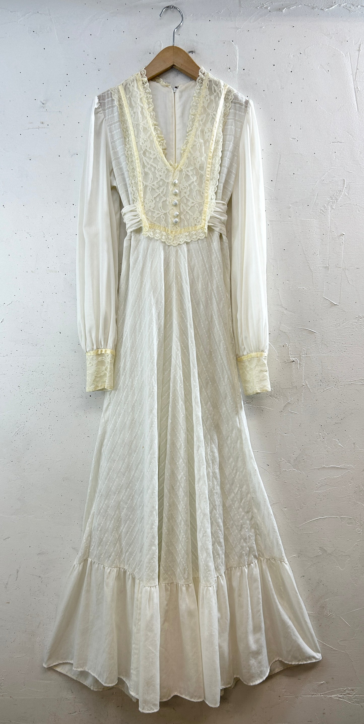 Vintage White Lace Dress [K30818]