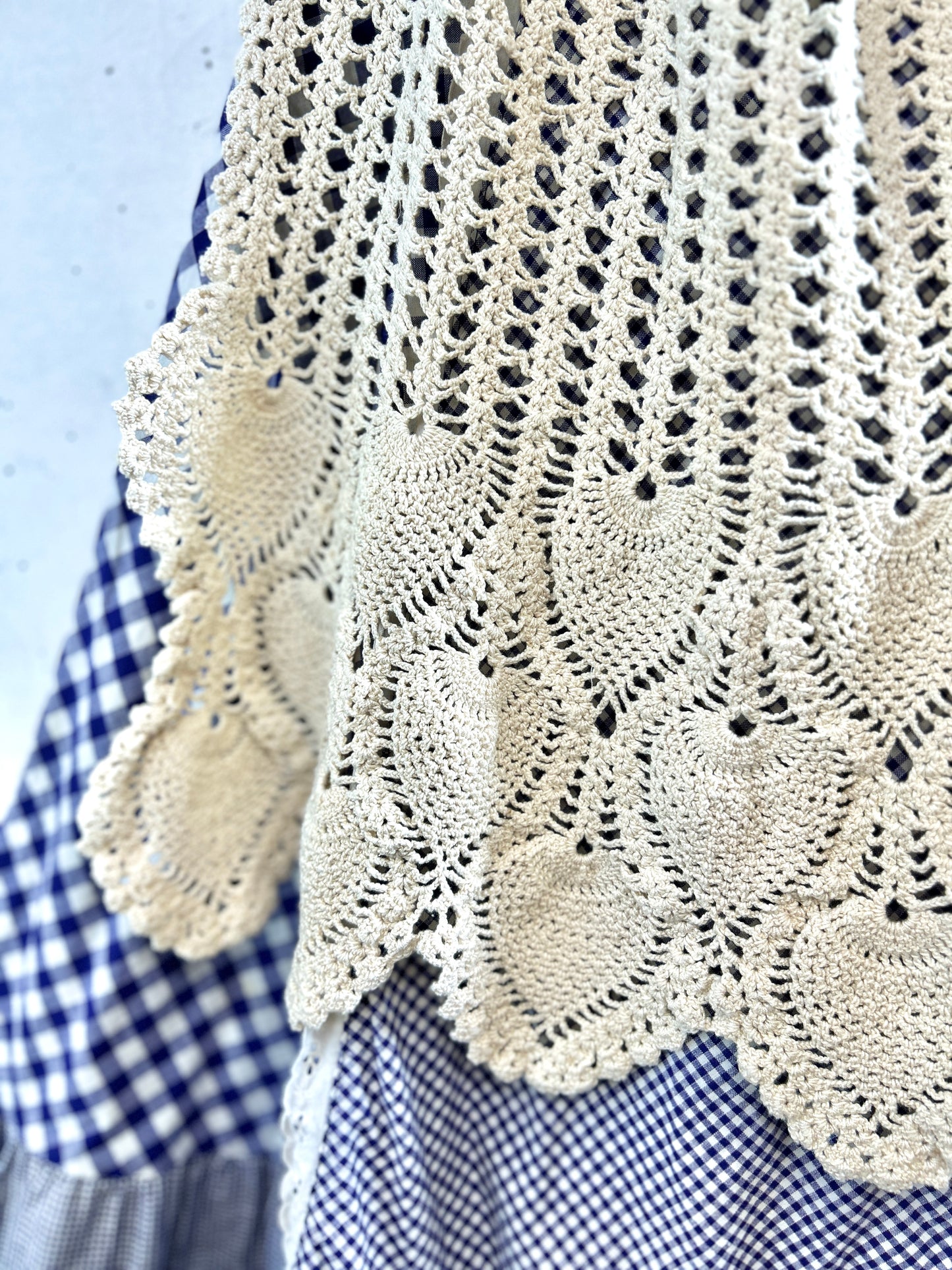 Vintage Crochet Apron [A31291]