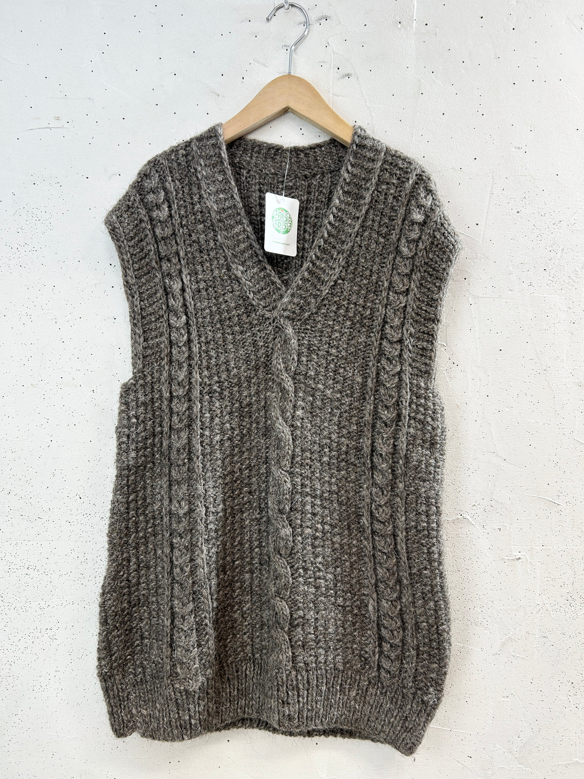 Vintage Knit Vest [I33860]