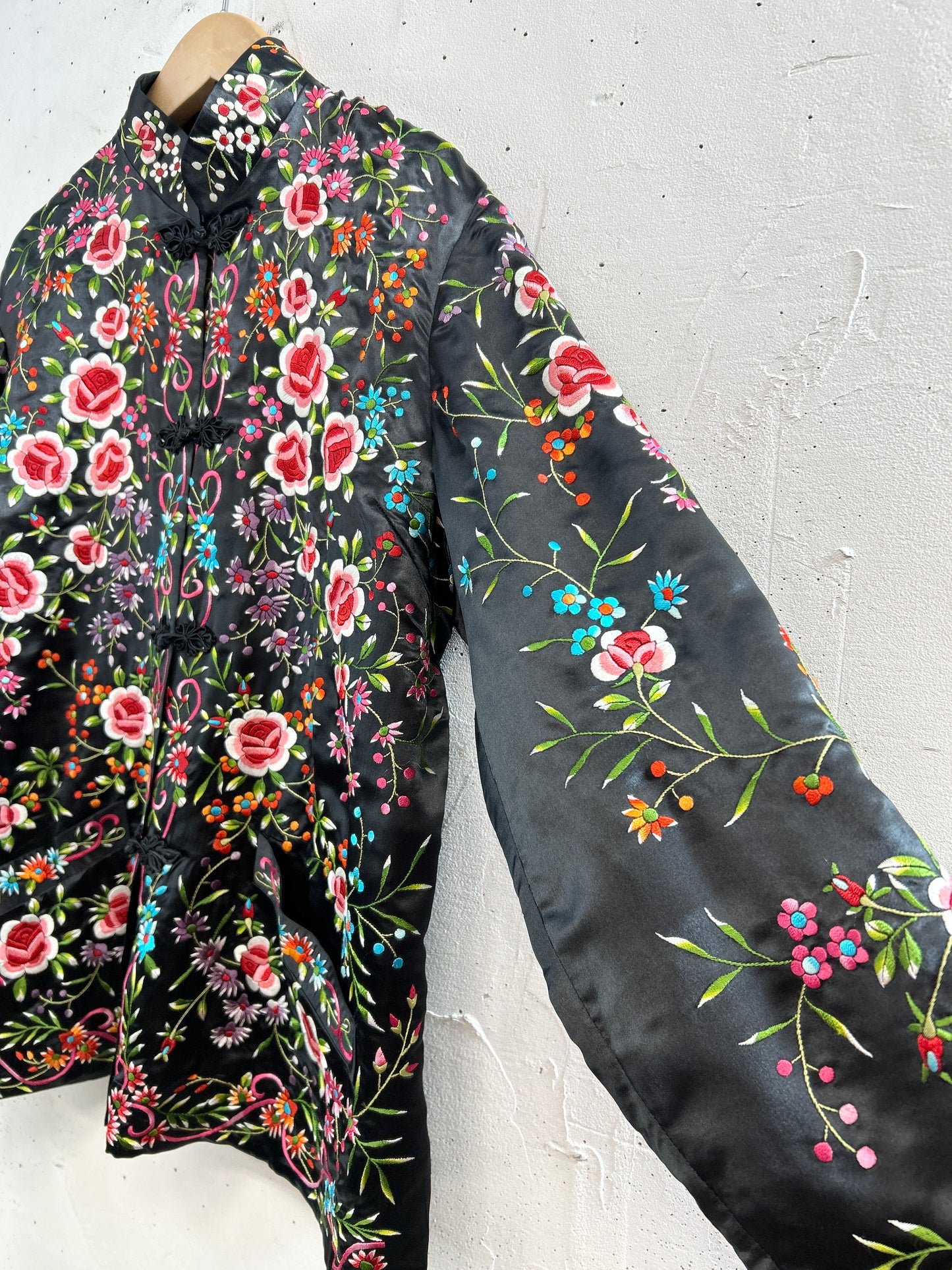 Vintage Silk China Jacket 〜Plum Blossoms〜[A31210]
