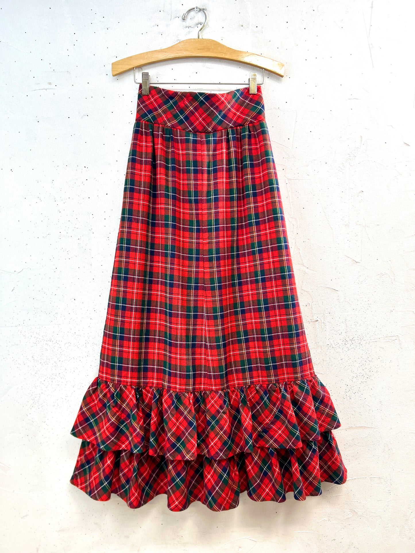 Vintage Plaid Skirt   [L31089]