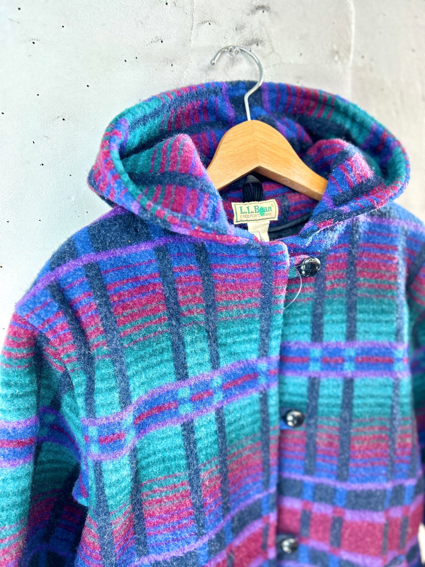 Vintage wool Coat 〜L.L.Bean〜 MADE IN USA [K30830]
