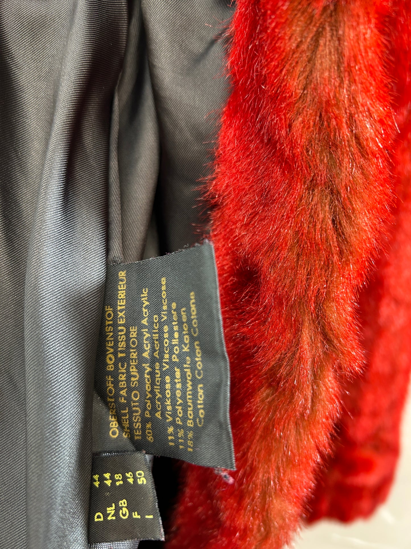 Vintage Eco Fur Coat [A31197]