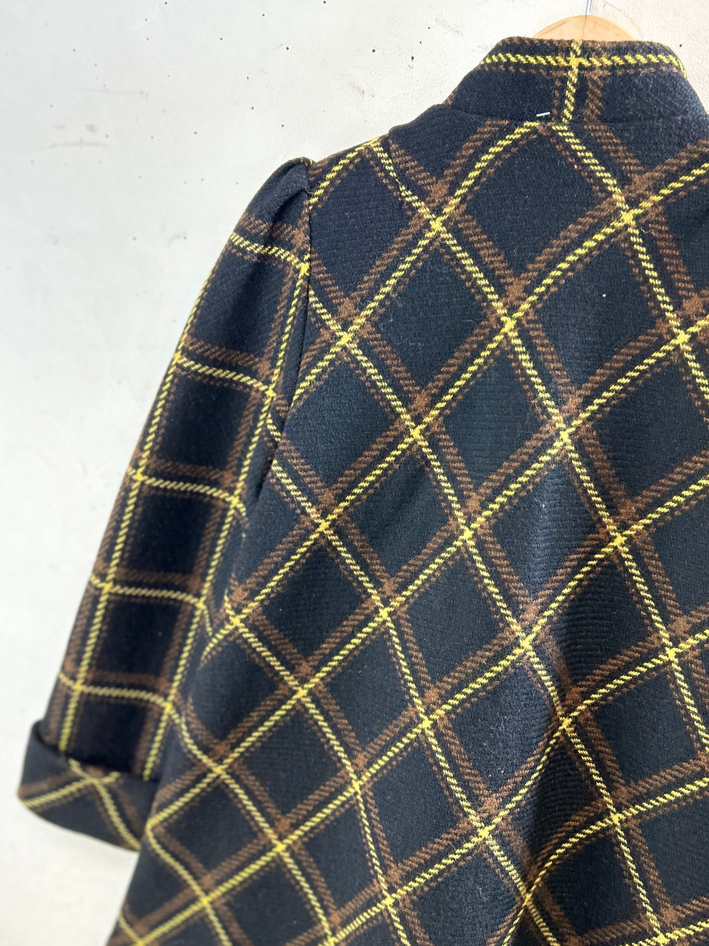 Vintage Plaid Coat  [L30964]