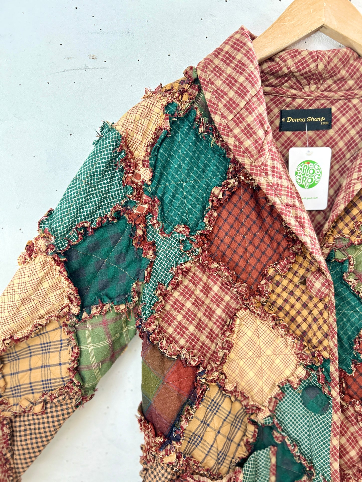 Vintage Patchwork Quilt Jacket  [J30533]