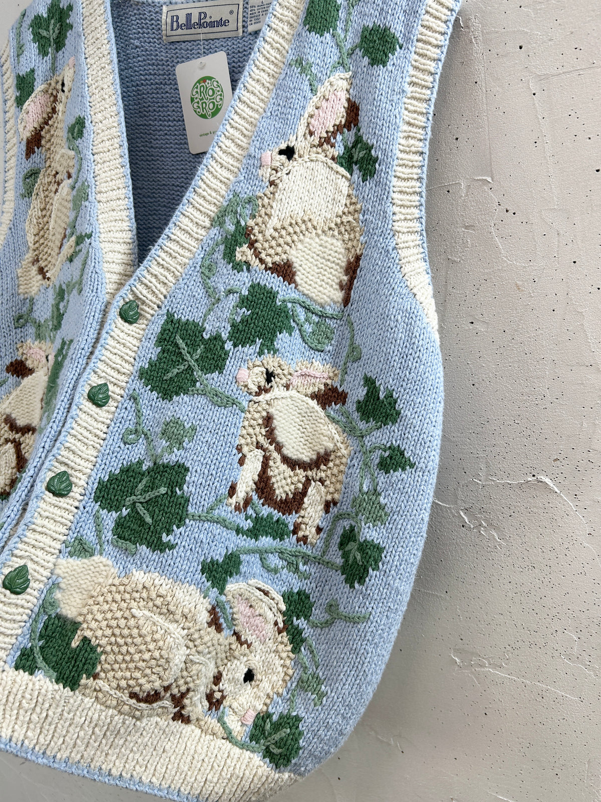 Vintage Knit Vest [J34178]