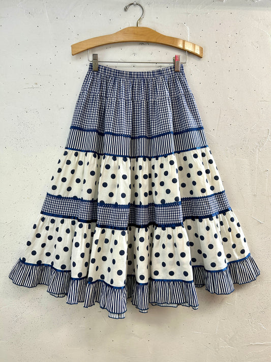 Vintage Tiered Skirt [H33530]